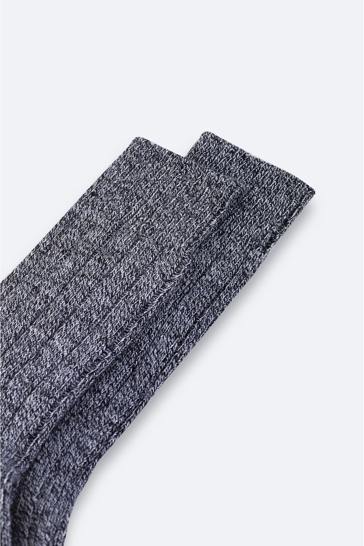 Men's black woolen wool socket socks A42y8500
