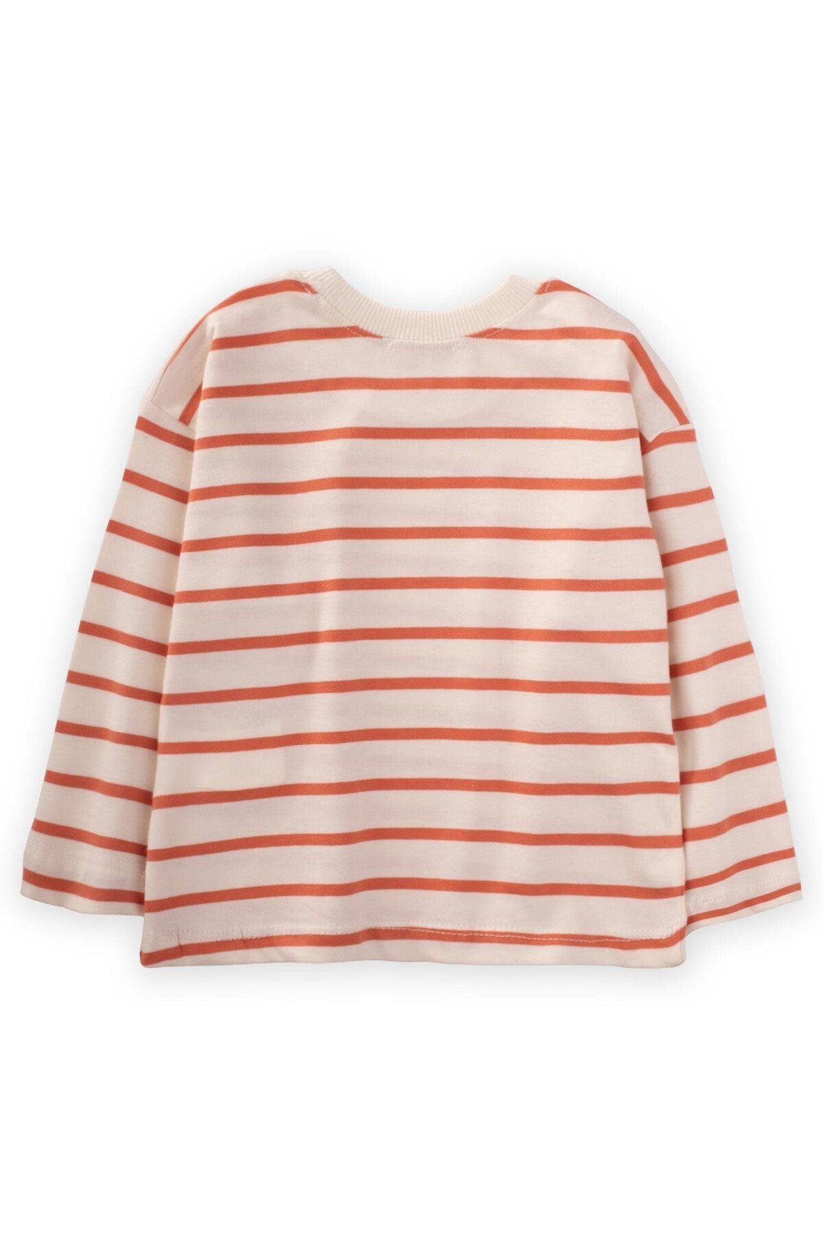 Striped seasonal t-shirt 1-10 age orange