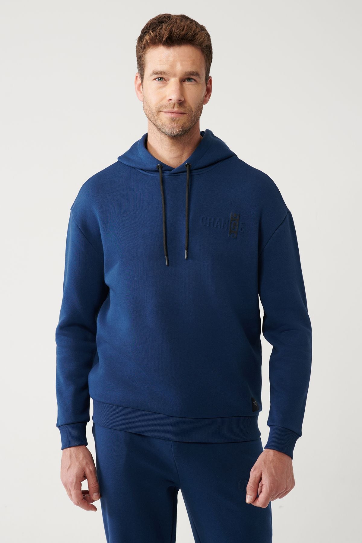Men's Indigo Hooded 3 -IP Sweatshirt A32y1190