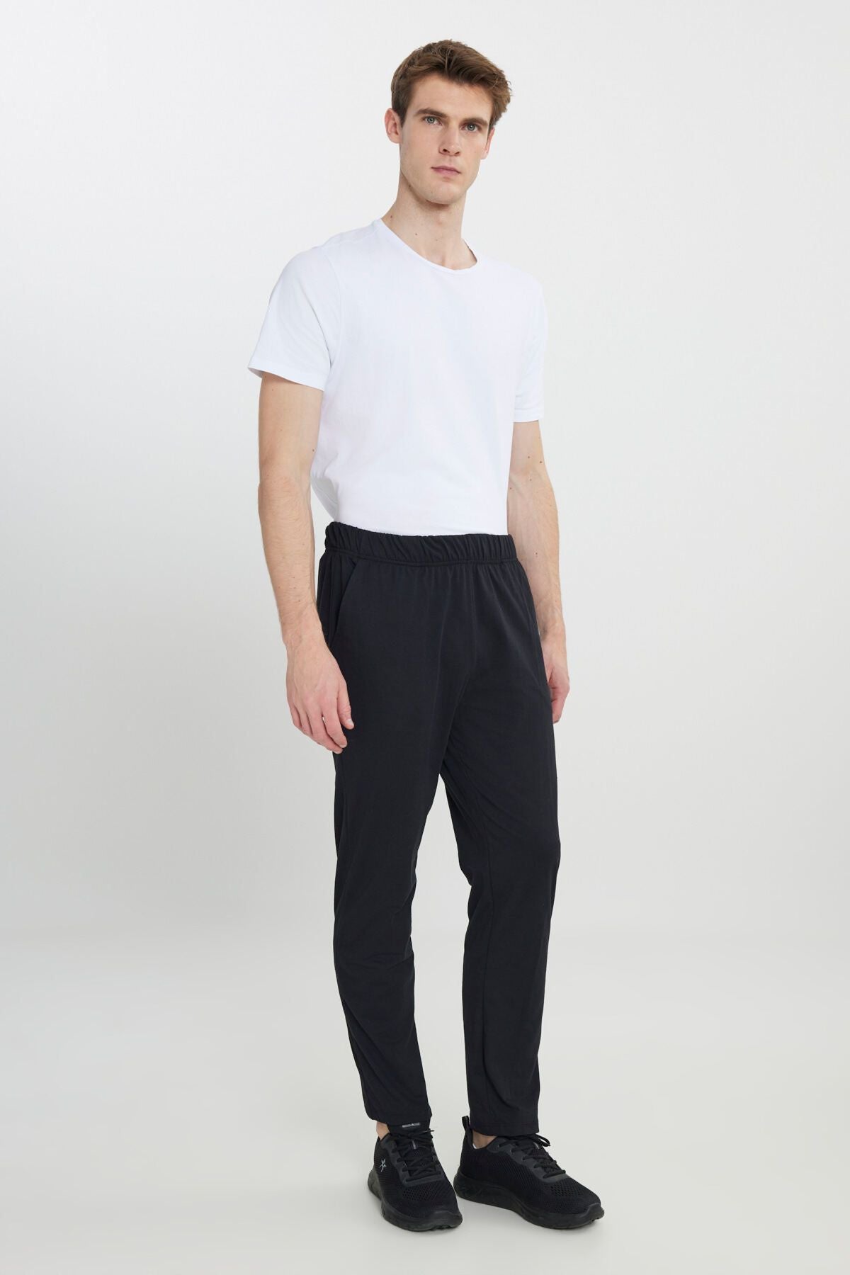 Men's Black Cotton Standard Fit Pajam