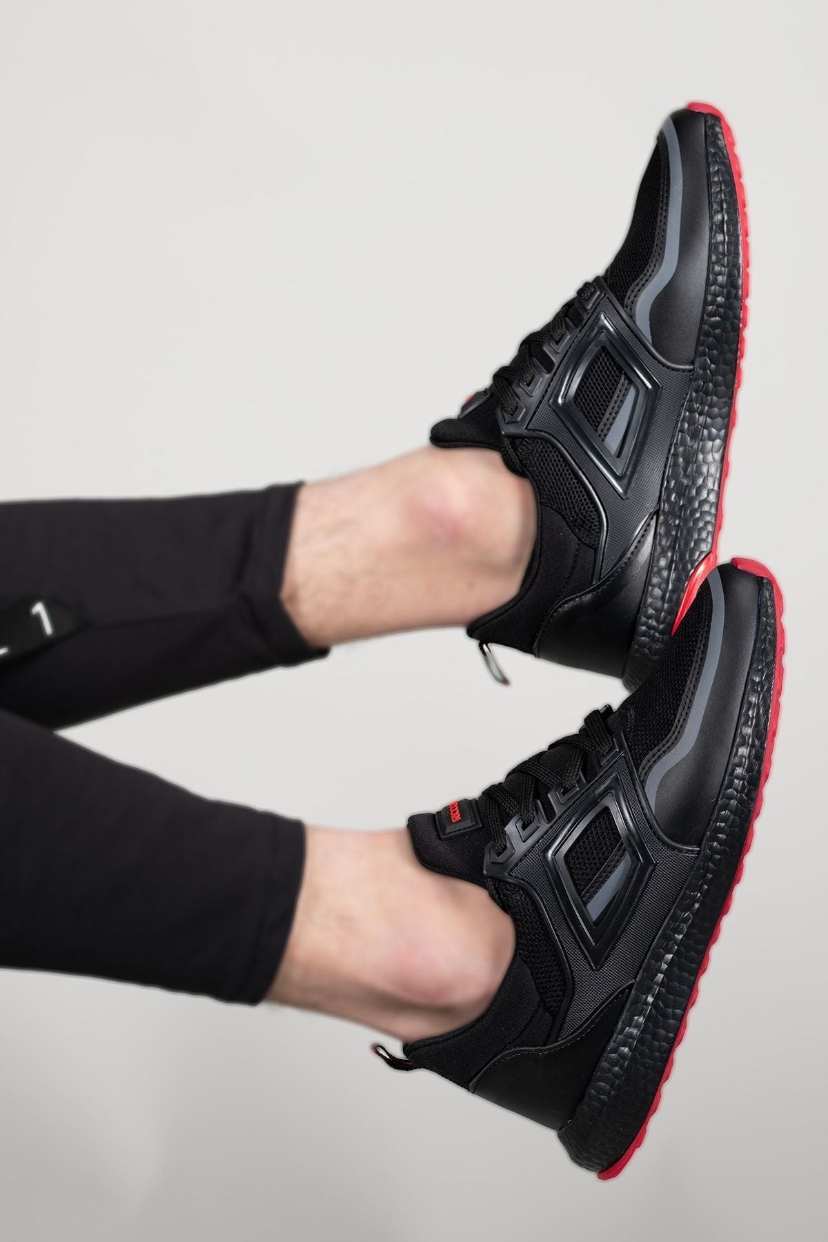 Men's Sneaker 0012350 Black Red