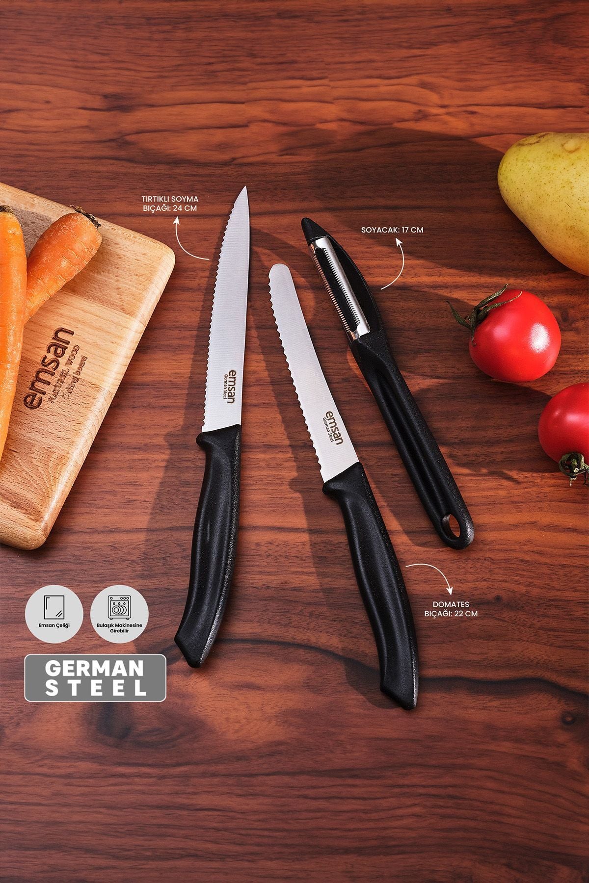 NIX 3 -peeling knife set