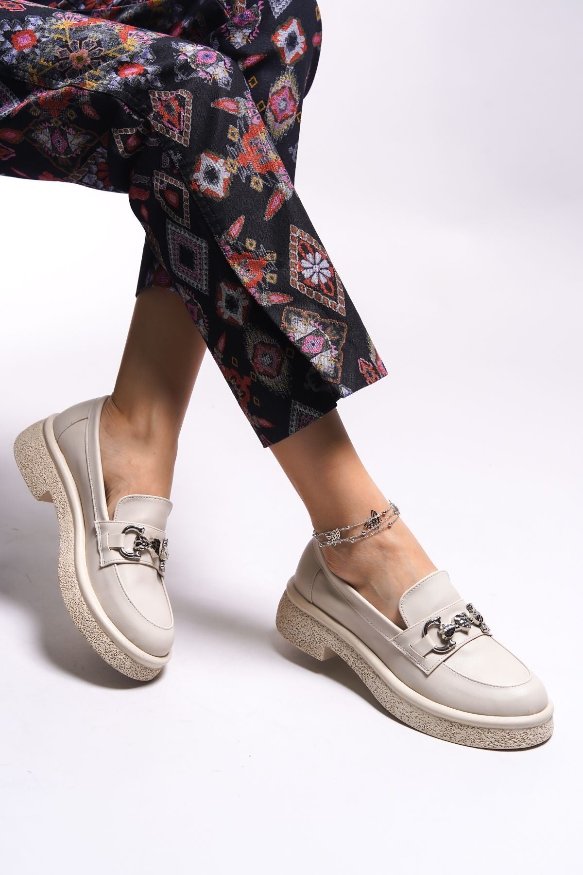 Lilfalona Woman Loafer 0012140 Beige Skin