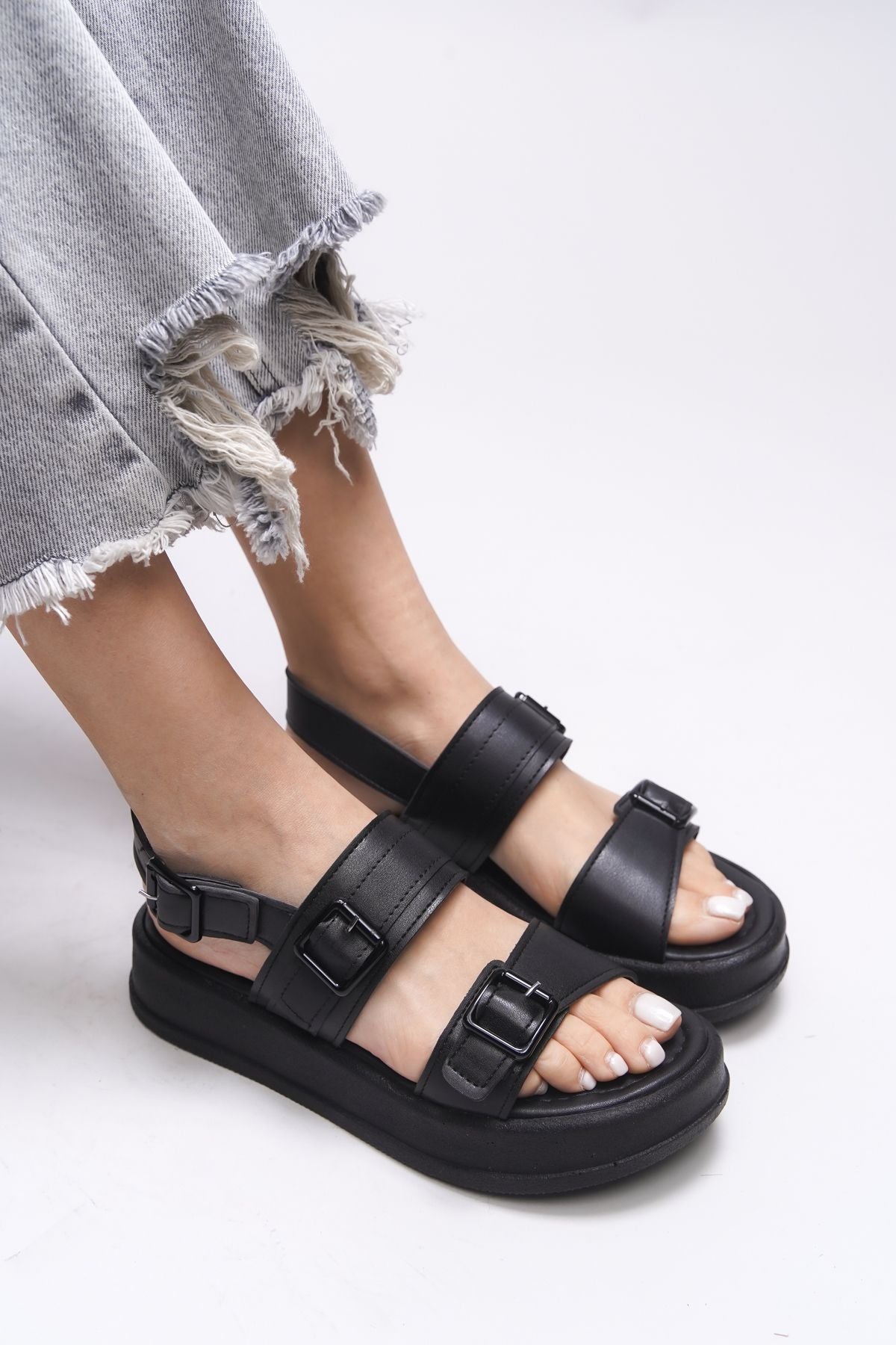 QHİDHİSİ WOMEN SANDALT 00121005 Black