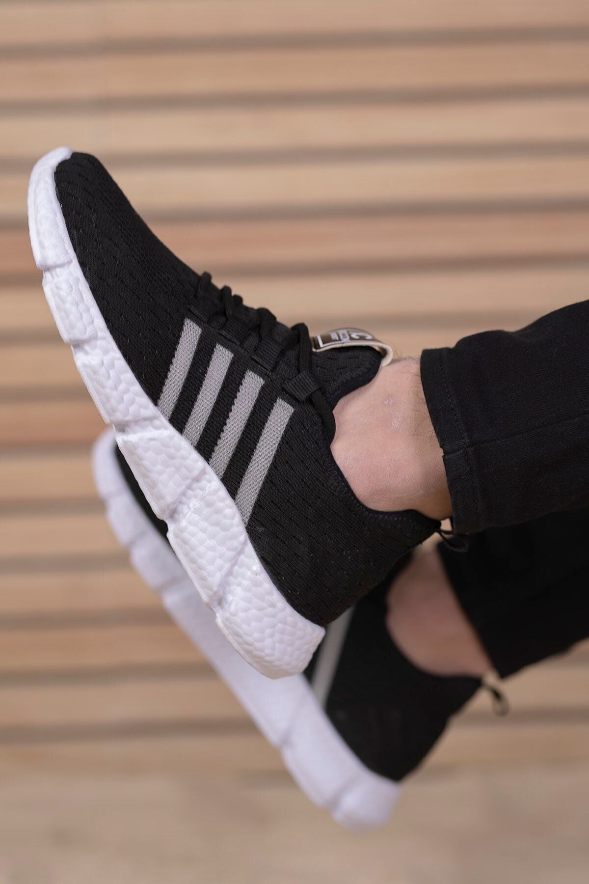 Unisex Siyah Beyaz Sneaker 0012370