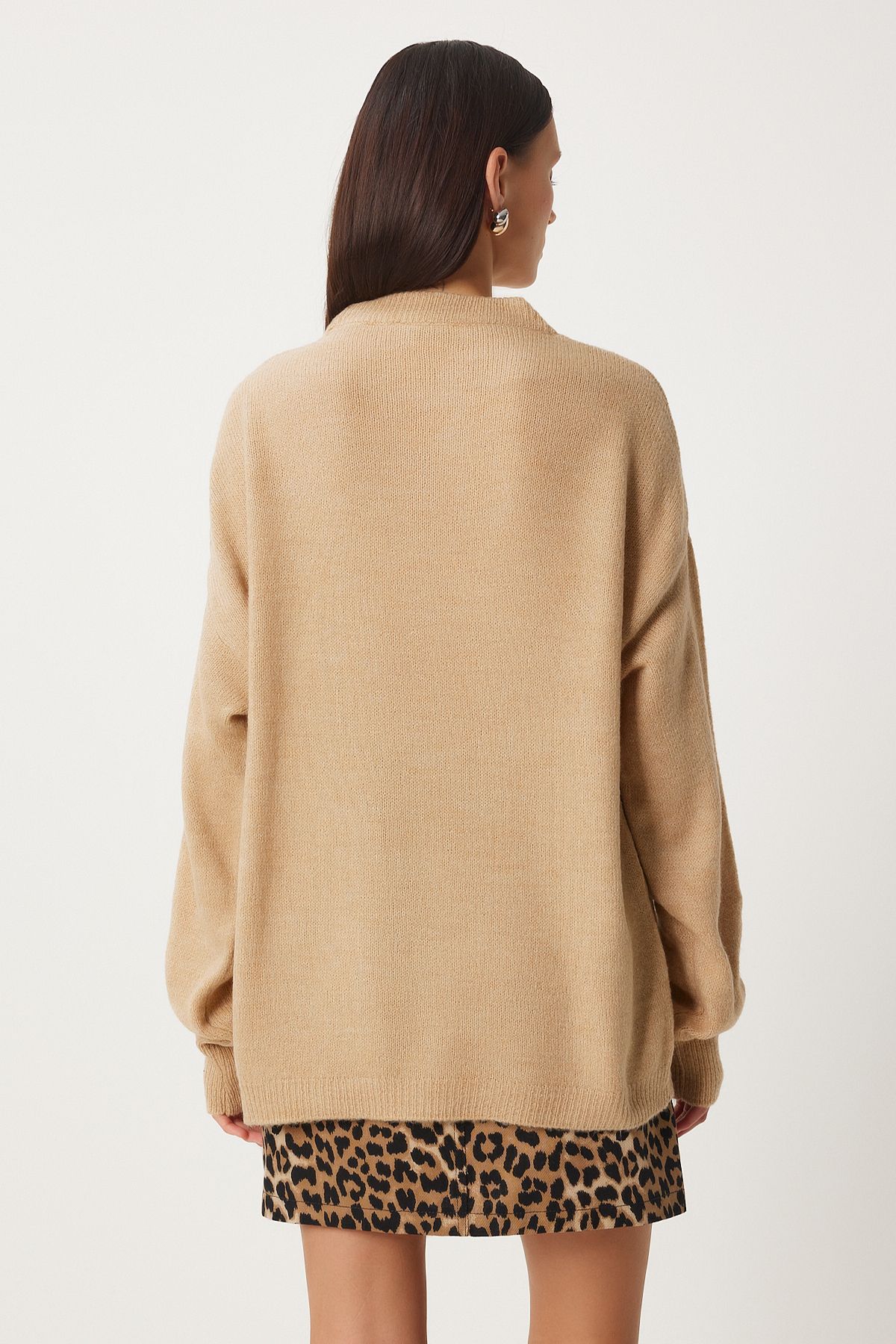 Female Biscuit Oversize Soft Knitwear Sweater FN03336