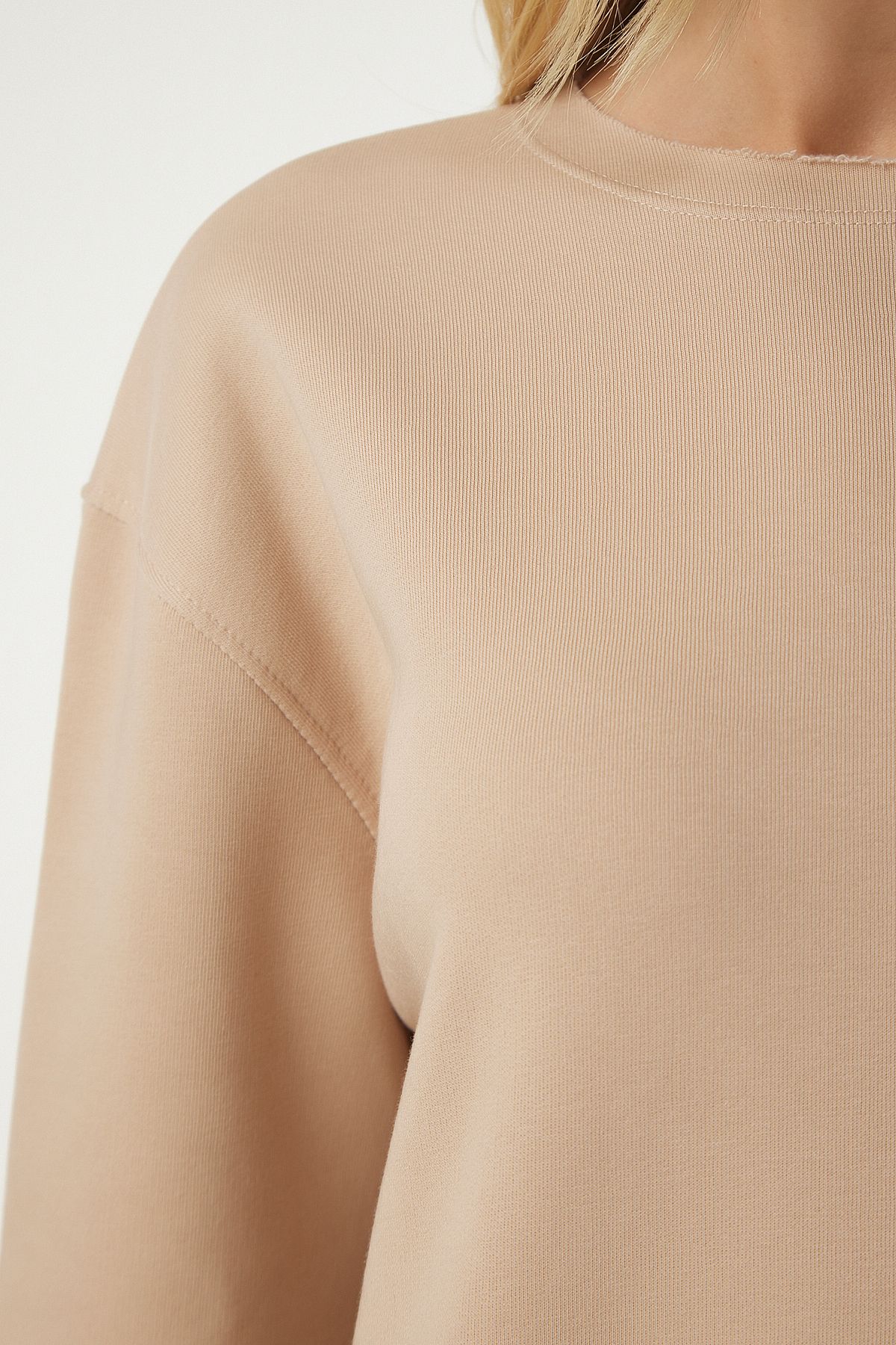 WOMEN CAMEL SWEATSHIRT NJ00131