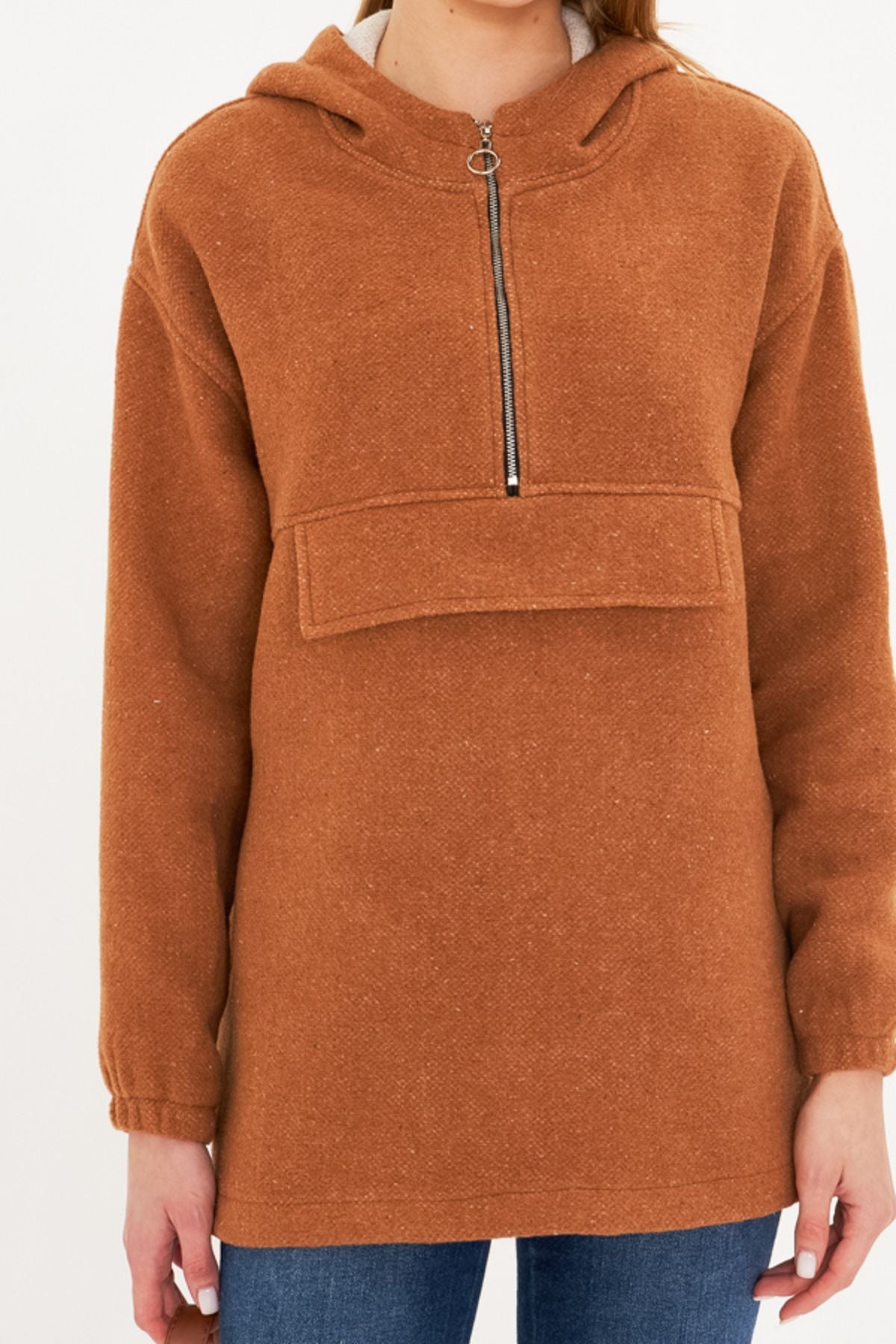 Woman Taba Hooded Caple Sweatshirt Arm-25k001097