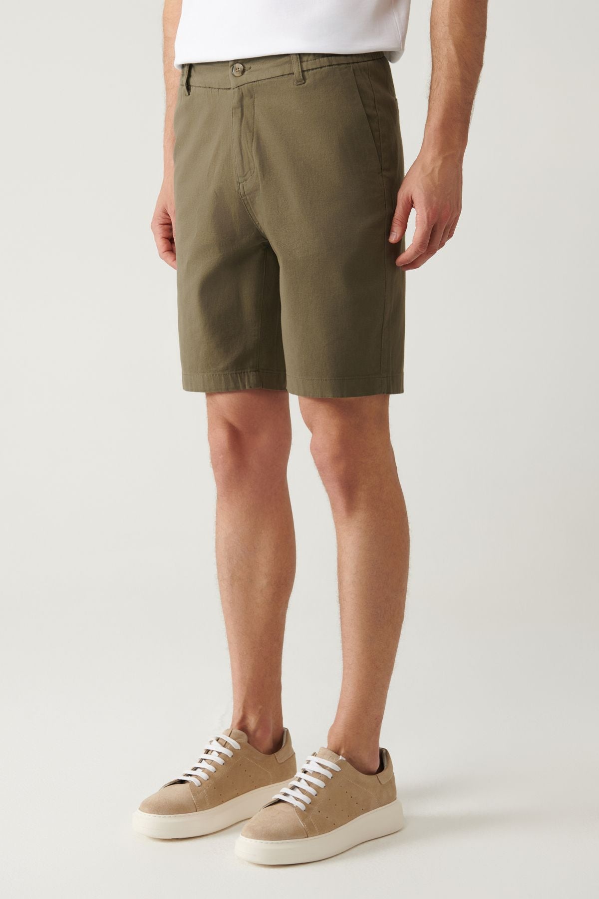 Men's Khaki Aspendos Short Waist Rlaxed Fit A41y3735