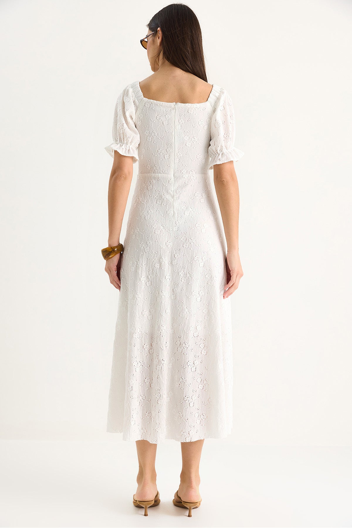 Women's Button Accessories Lined Knitted Brode Dress 25-100 60283429