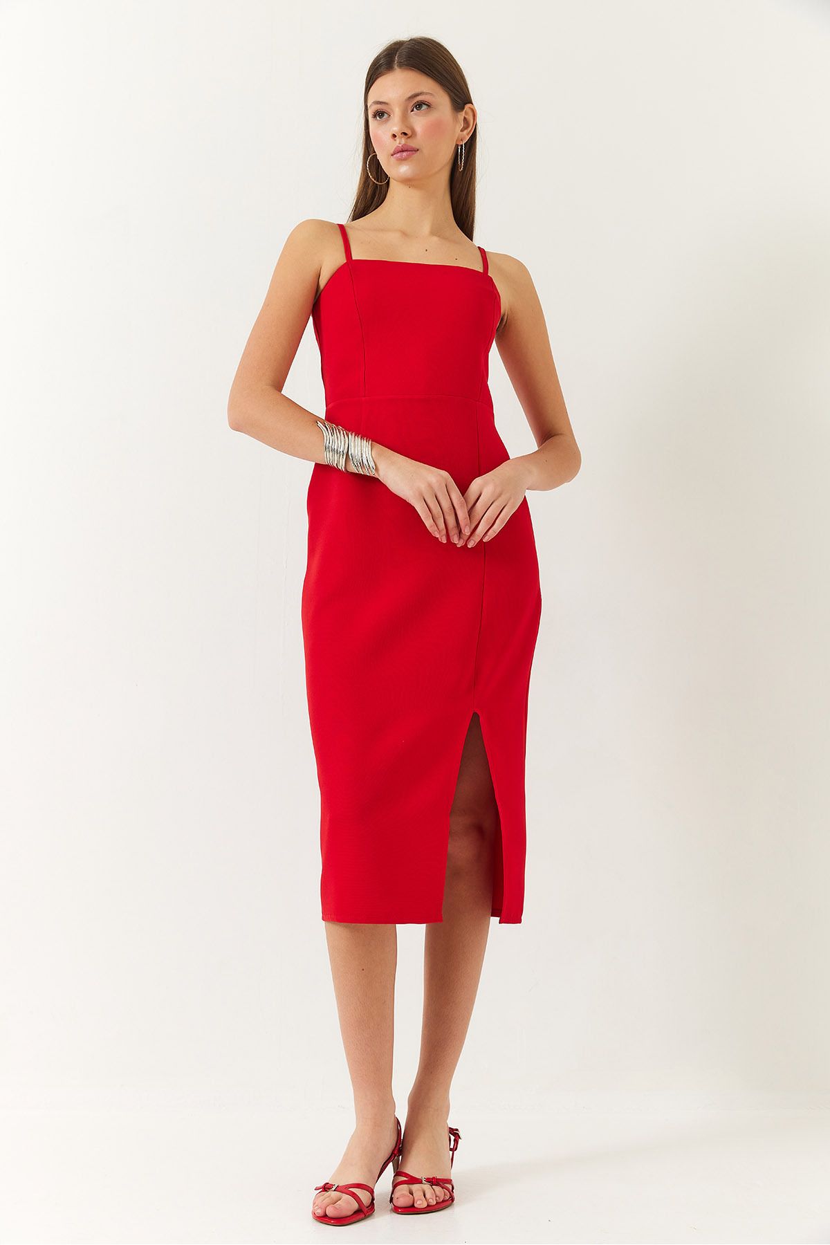 WOMEN'S SPRING DETAILED DRESS WITH DETAILS 60251077