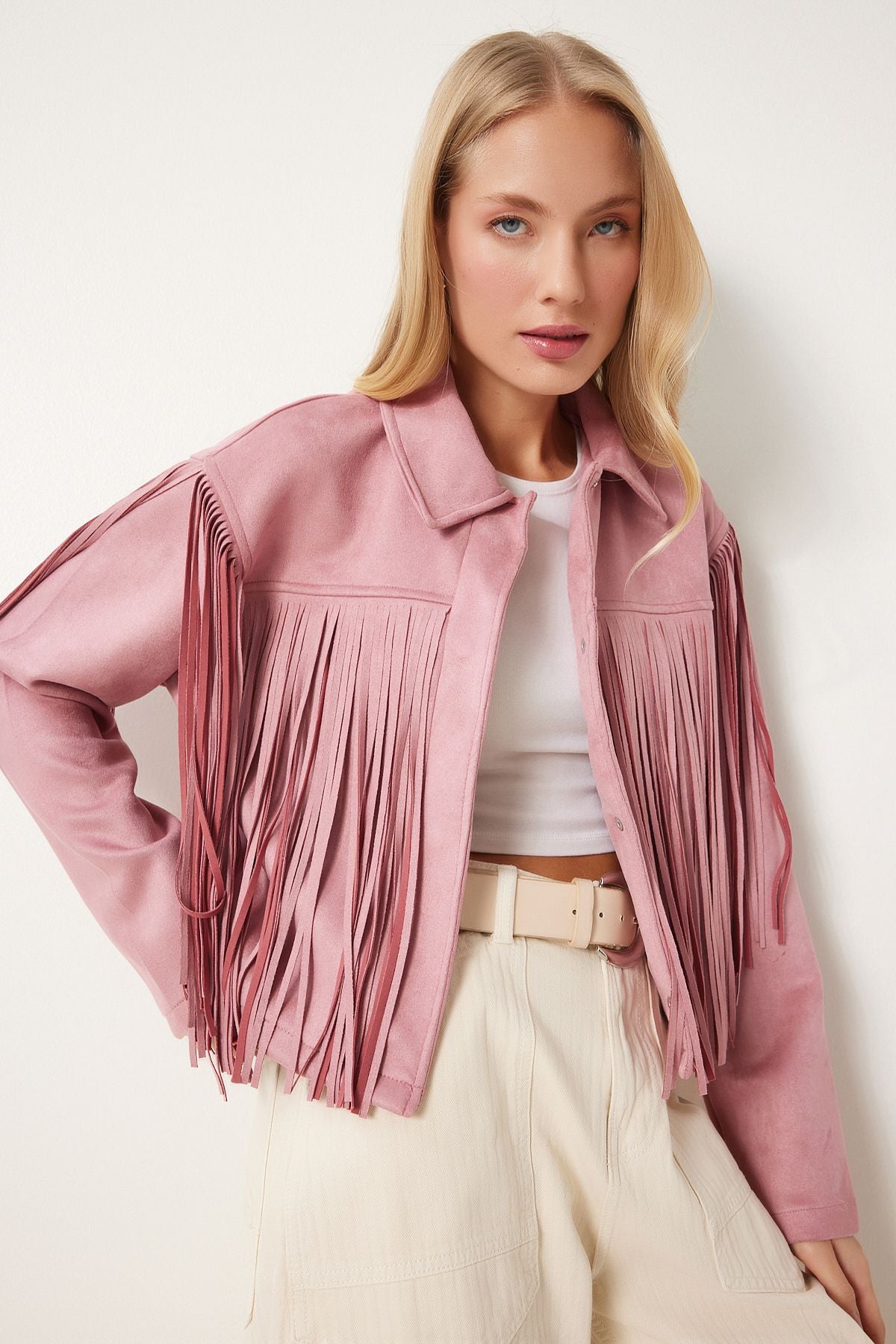 WOMEN'S ROSE DRY SHIRT GRASTER SUET SUET JACKET DP00222