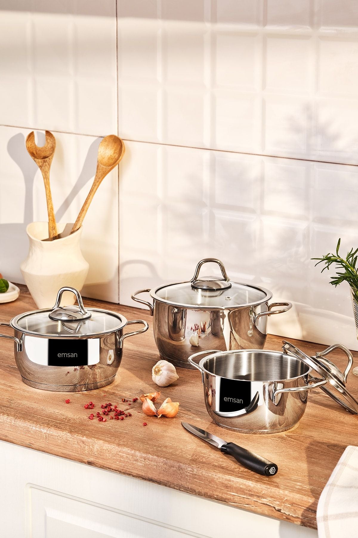 Valeria 6 pieces midi pot set