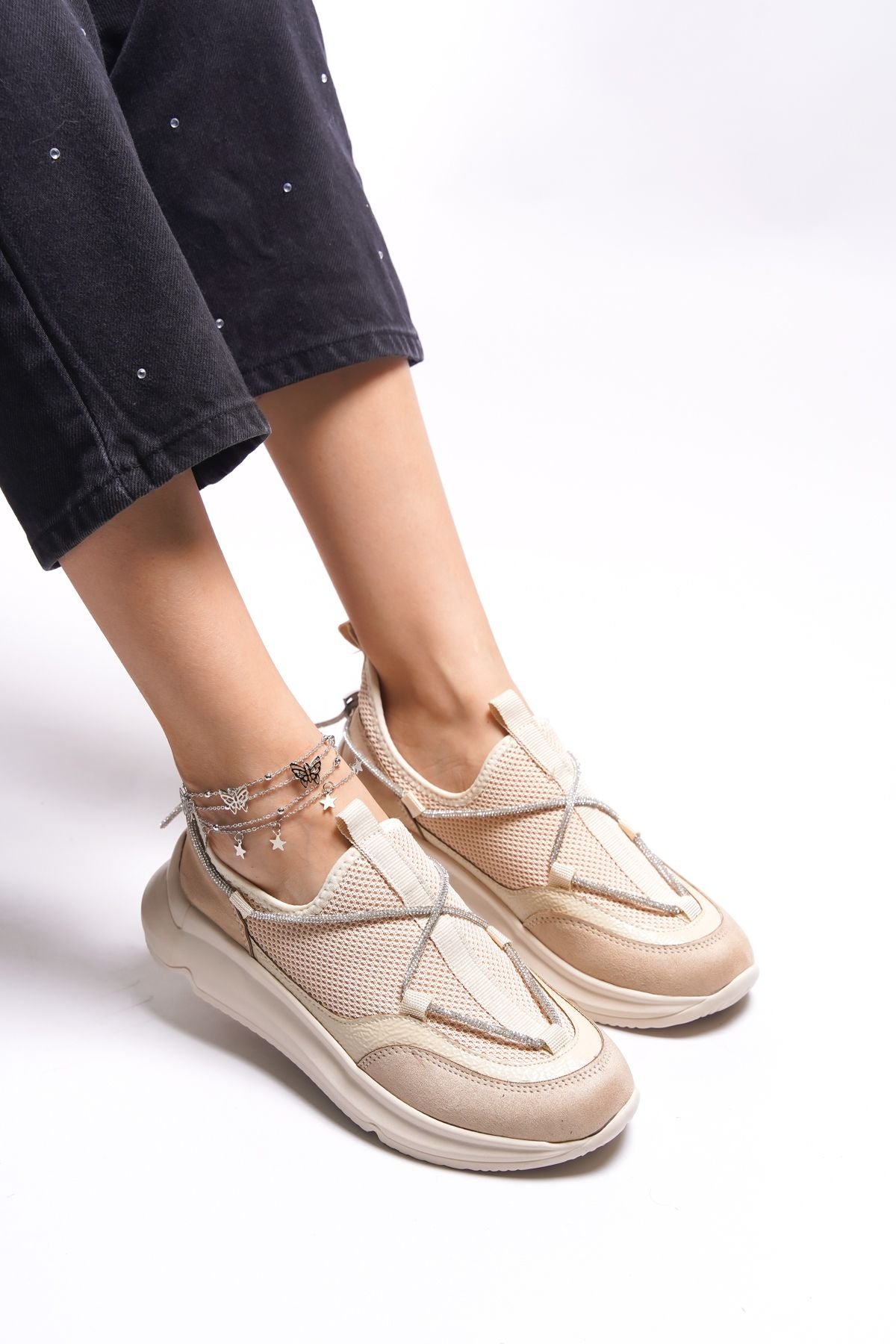 Arennora Woman Sneaker 0012428 Beige