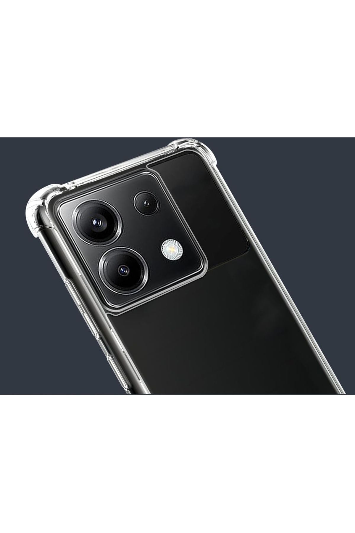 Redmi Note 13 Pro 5G compatible corner -protected premium transparent case
