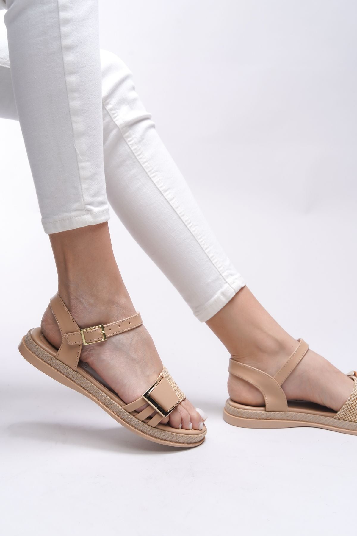 Tanaestra Woman Sandals 0012205 Nude mat