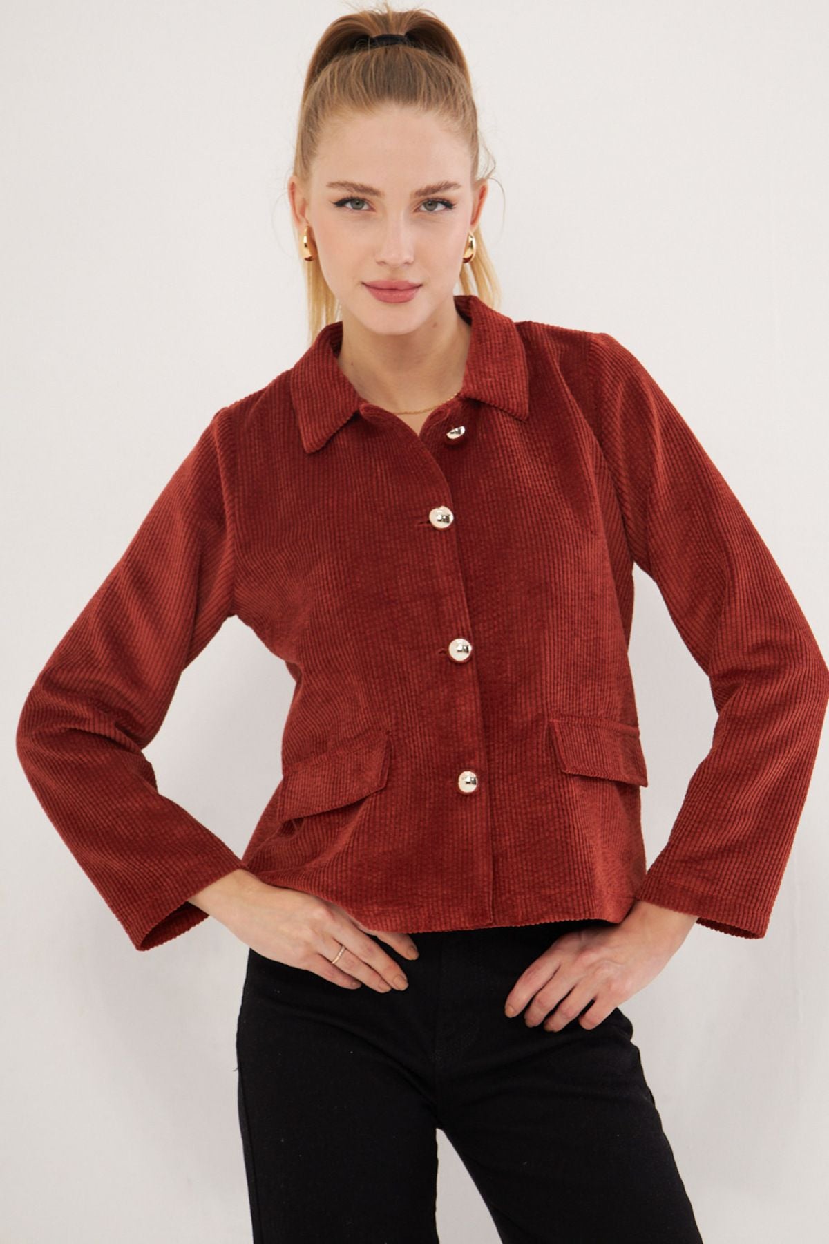 WOMEN'S TILE COFFE COST VADIET JACKET ARM-25K001037