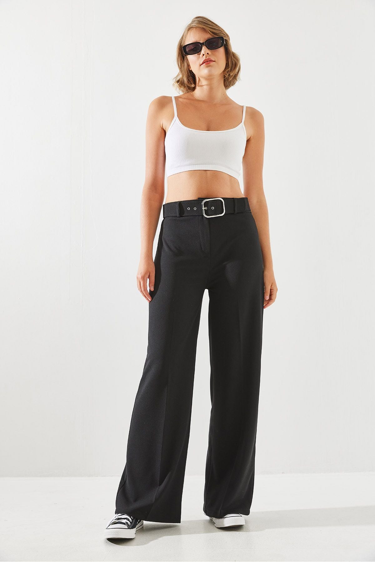 Plenty of Paça Trousers with Woman Belt