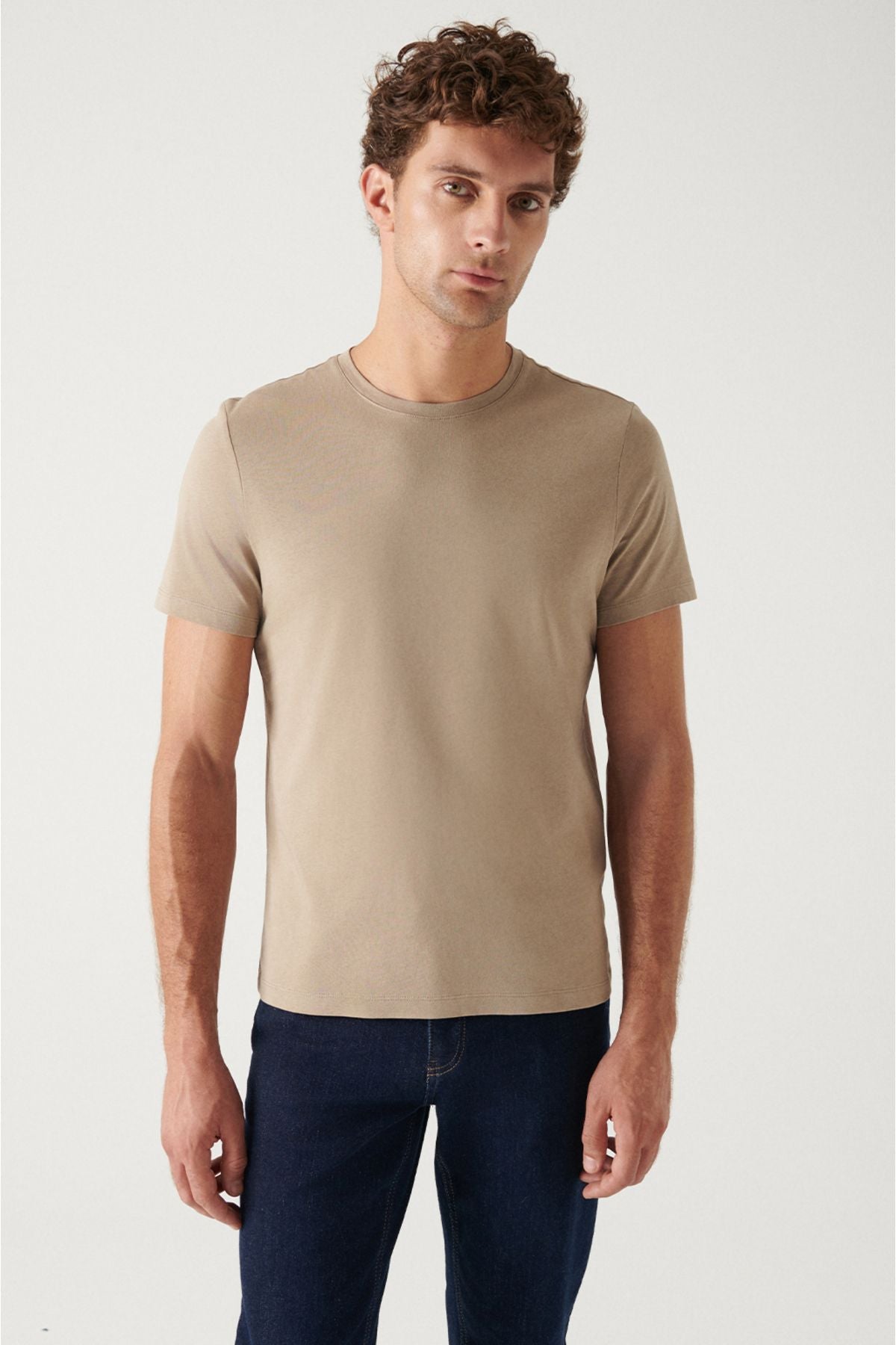 Men's mink 100 %cotton breathing bicycle collar T-shirt E001000