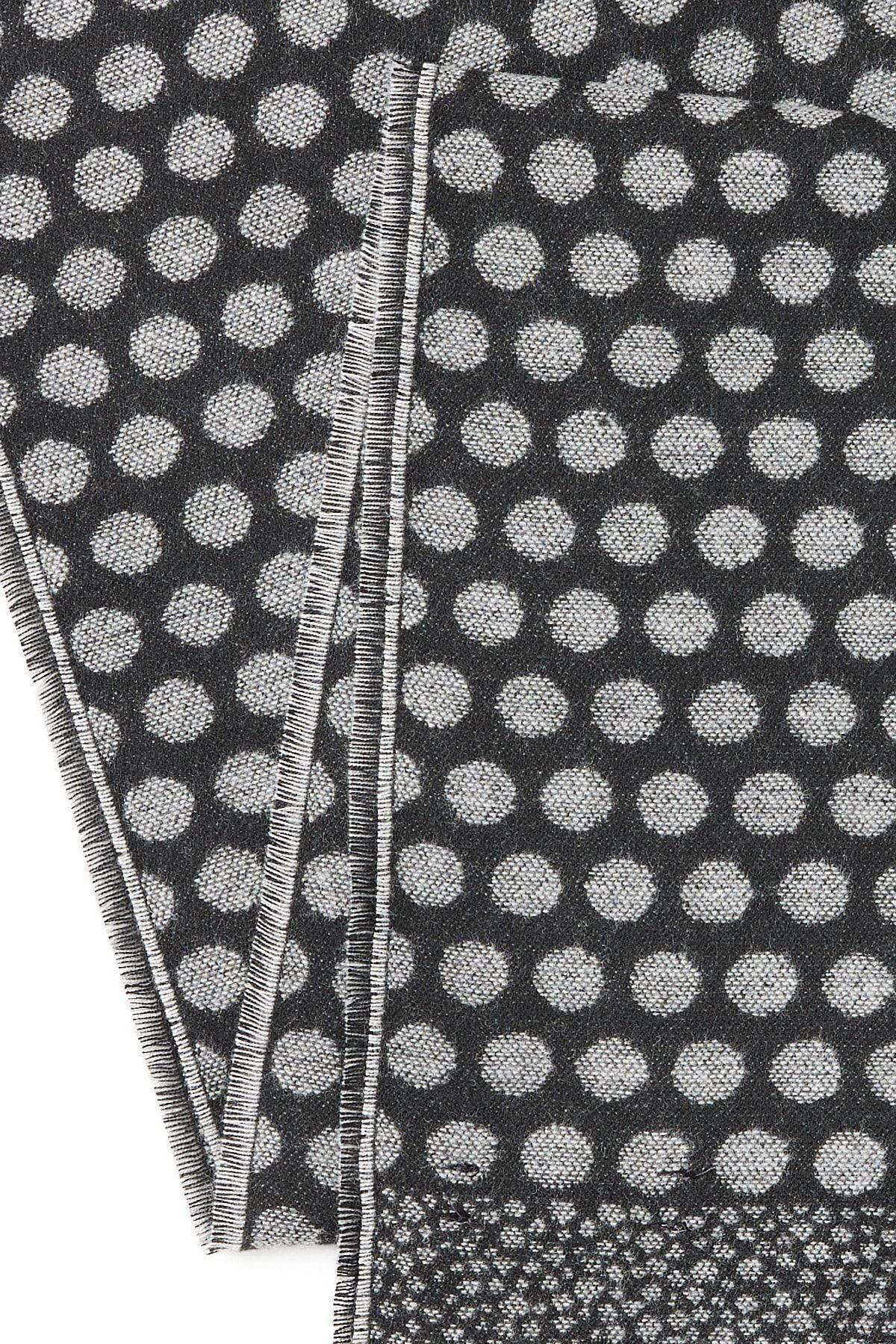 Men's gray-black patterned weft