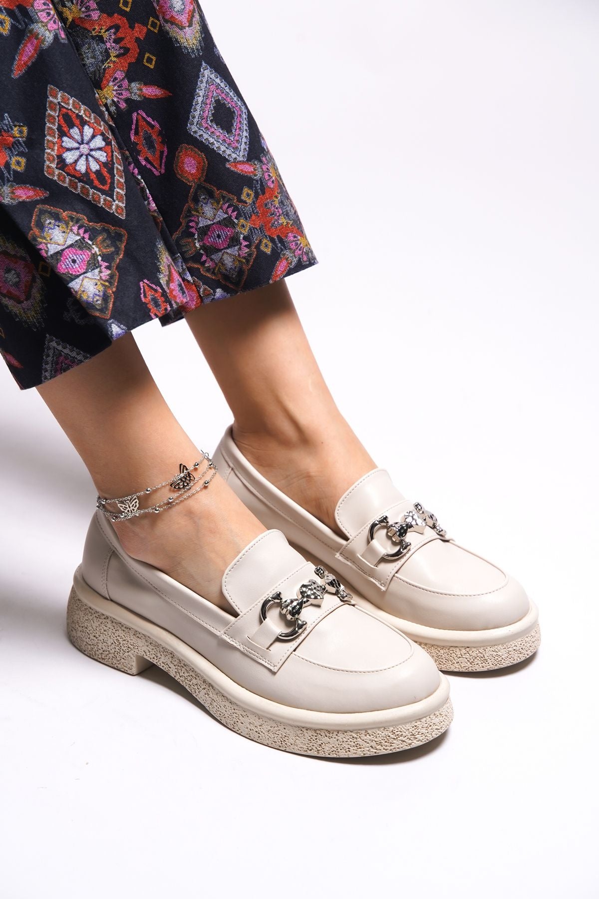 Lilfalona Woman Loafer 0012140 Beige Skin