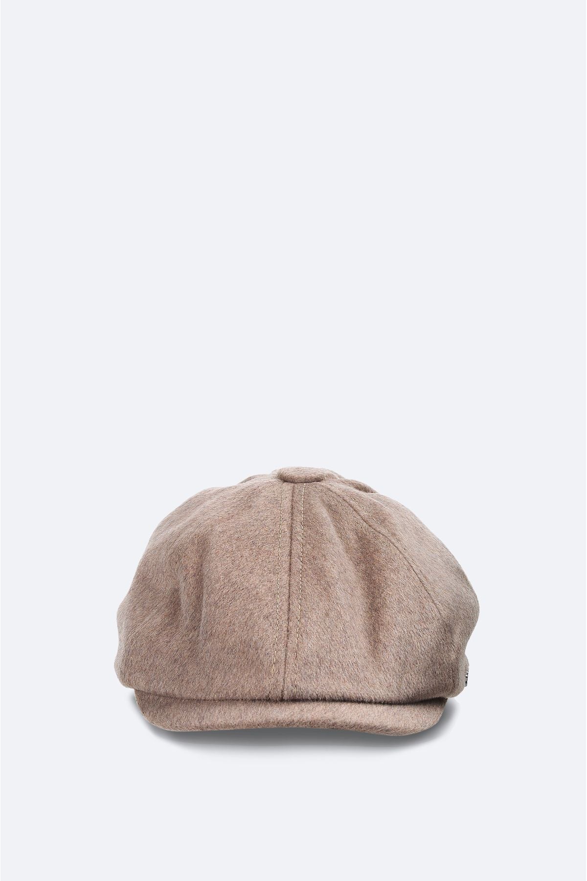 Men's mink woolen buttoned helmet hat a42y9272