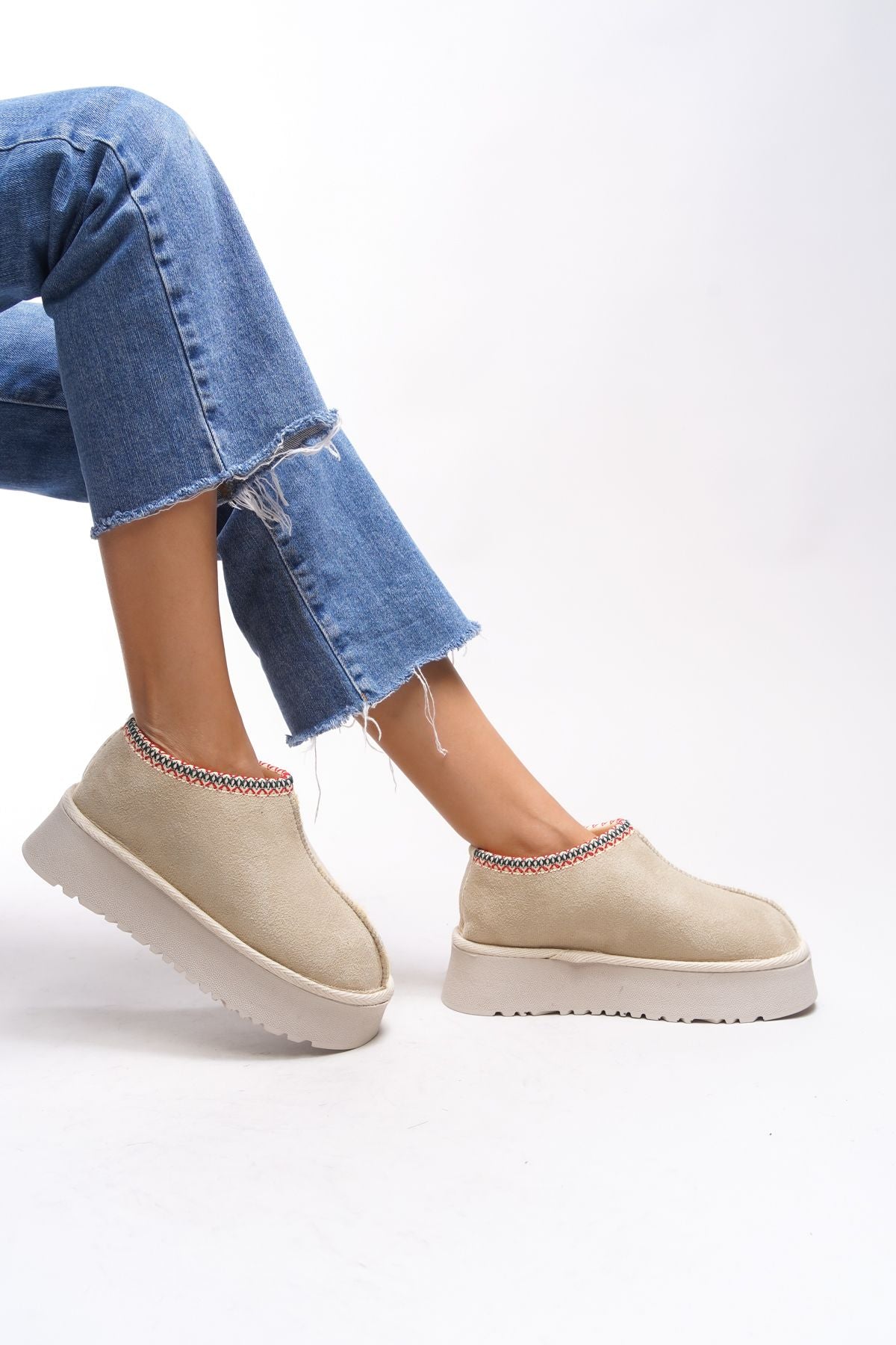 Frilvalor Woman High Scale Short Comfortable Bot 0012202 Beige