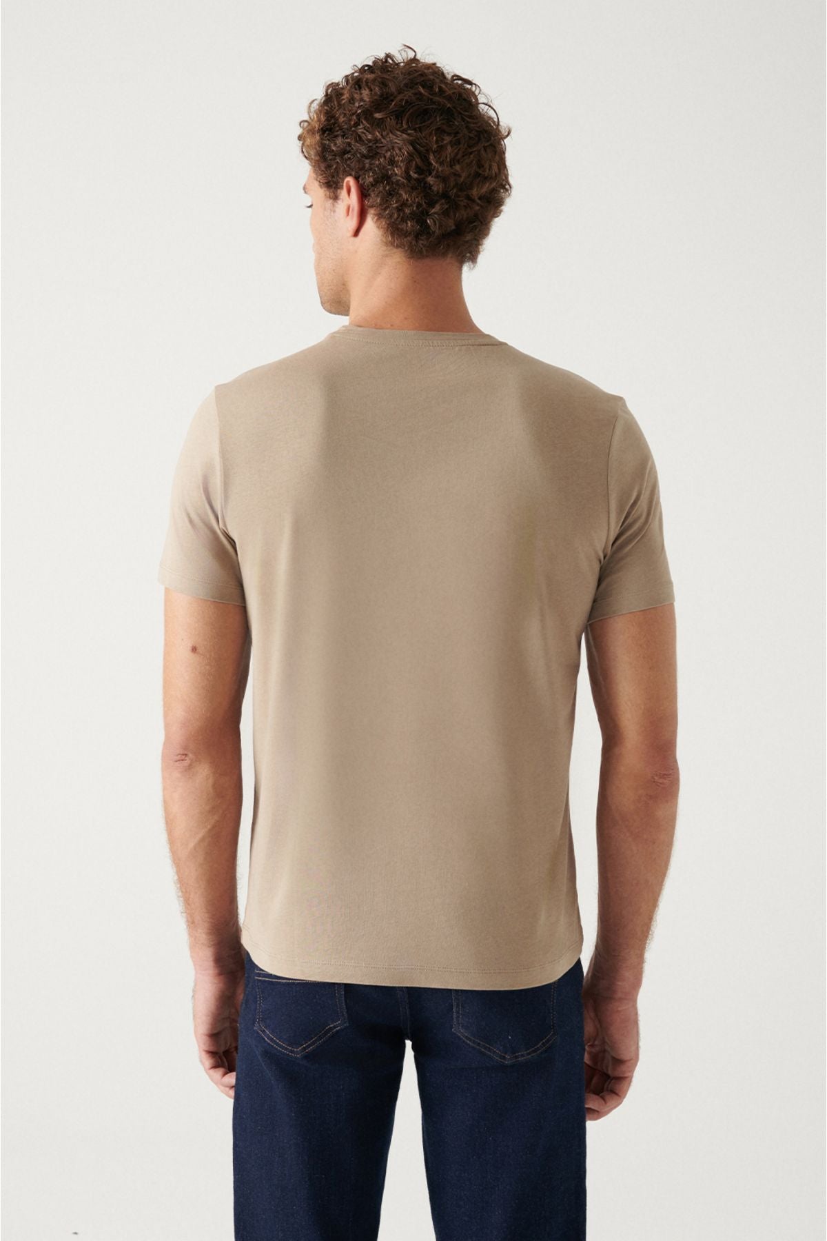 Men's mink 100 %cotton breathing bicycle collar T-shirt E001000