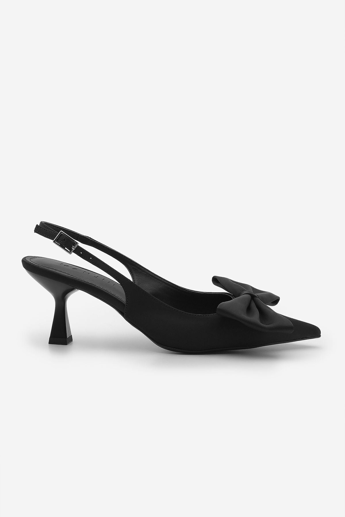 Women's Stiletto Behind the Bow Bow Detail Heels Sarvel Black