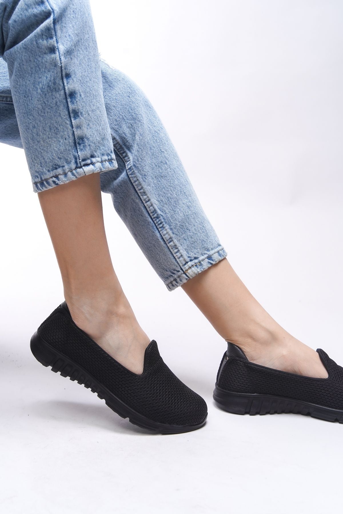Woman Black Black Steaker 0012901