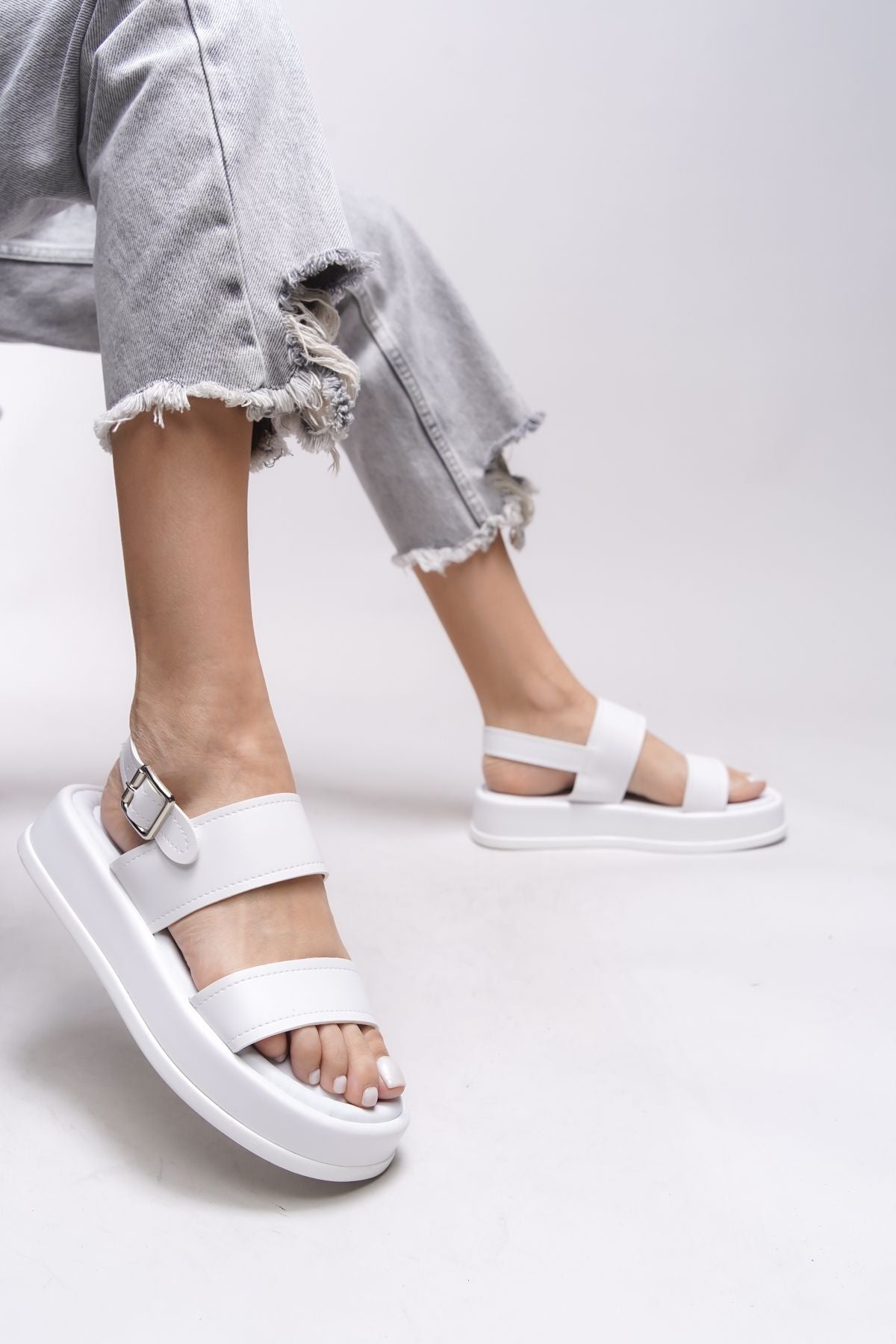 Nanletha Woman Sandals 0012794 White Skin