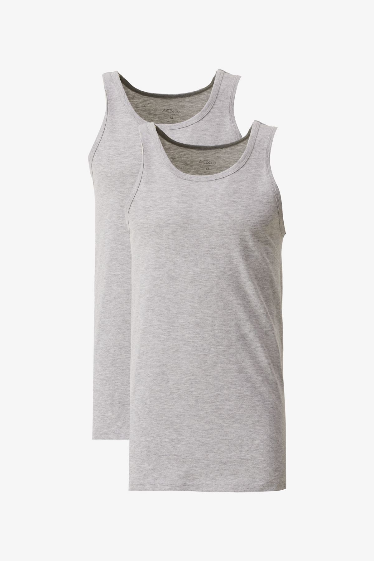 Men's Gray Melanj Sweat Cotton 2 Piece Athlete Pack standard fit normal cut