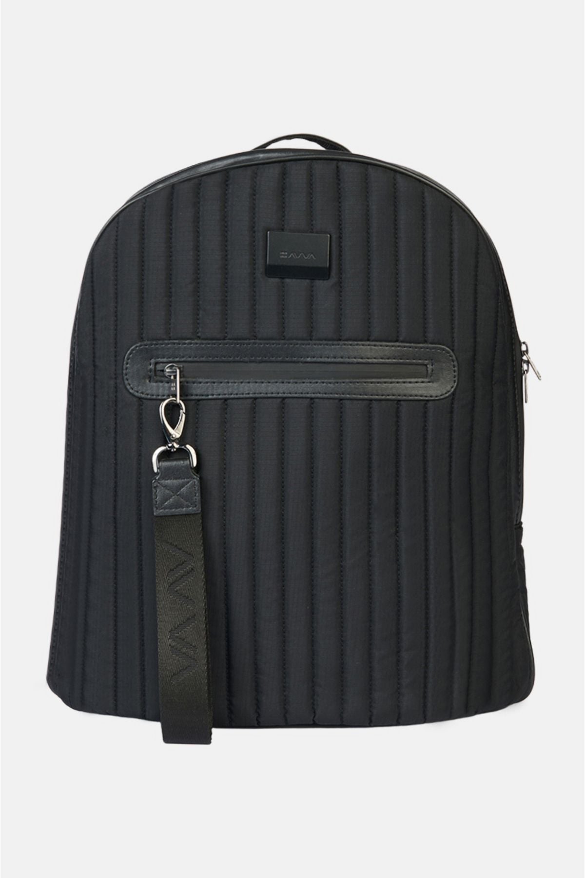 Men's black zipper backpack A32y9101