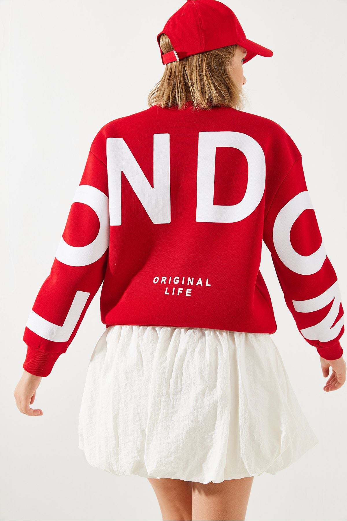 WOMEN'S THREE YARDON LONDON PRINTED SWEATSHIRT MBHS003 60601003