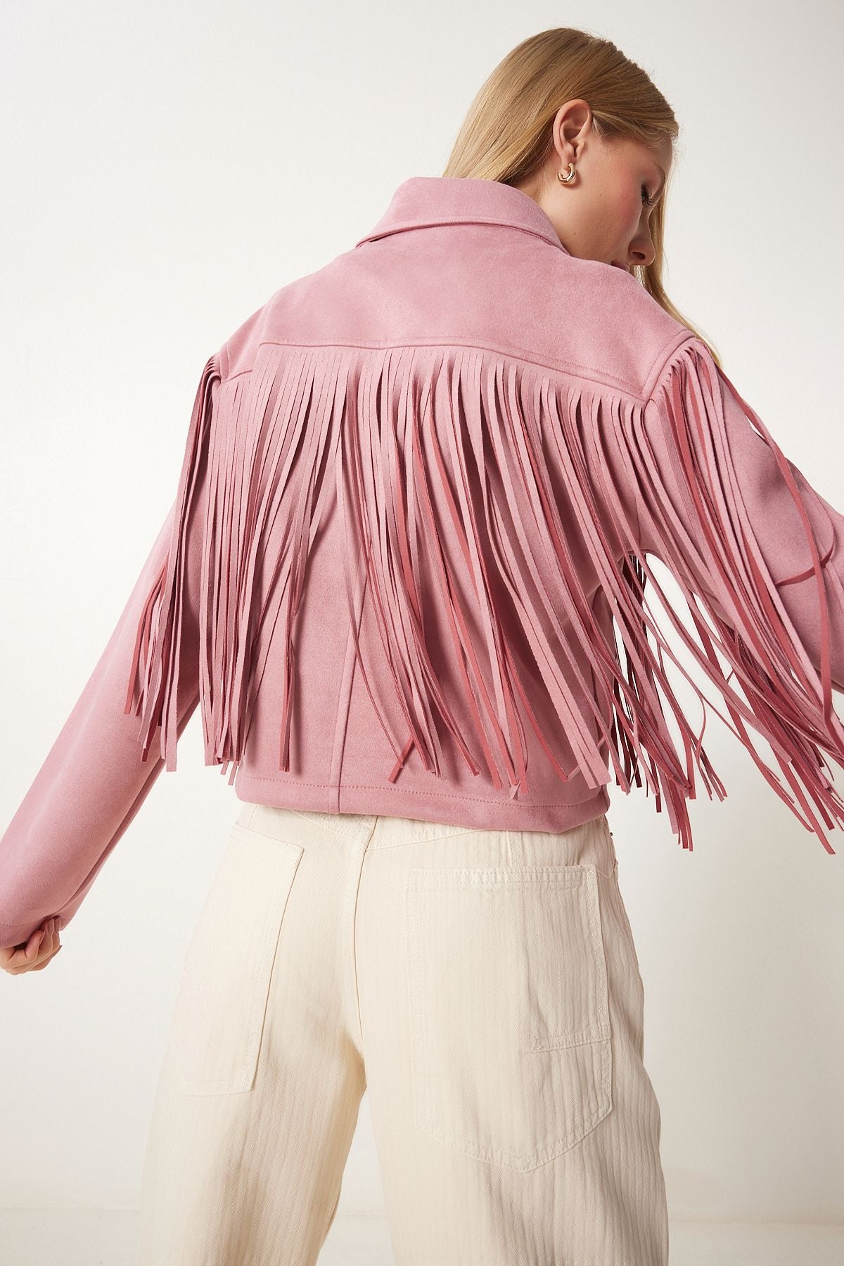 WOMEN'S ROSE DRY SHIRT GRASTER SUET SUET JACKET DP00222