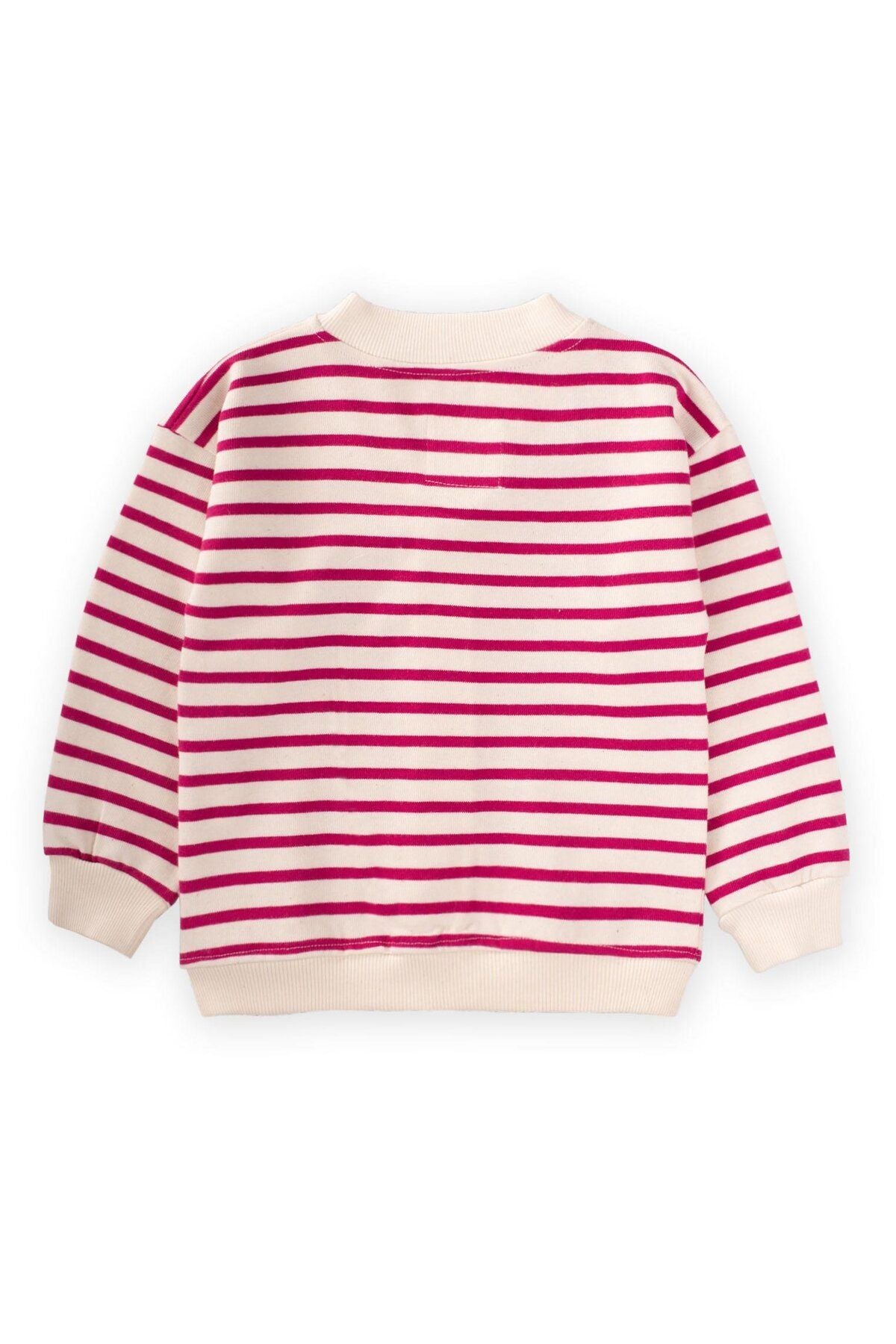 Striped cardigan 2-10 years fuchsia