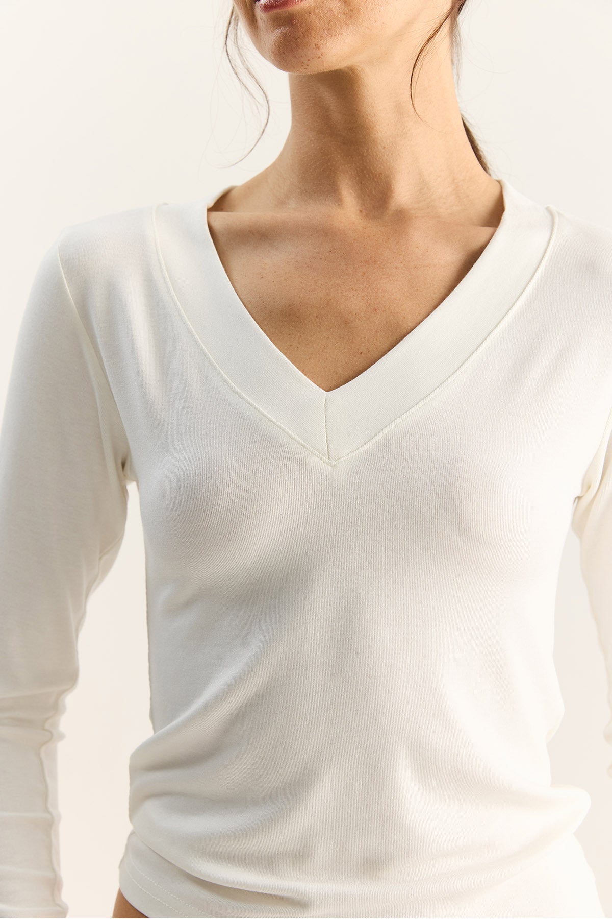 Women's Cotton V-Neck Blouse 141 60283830