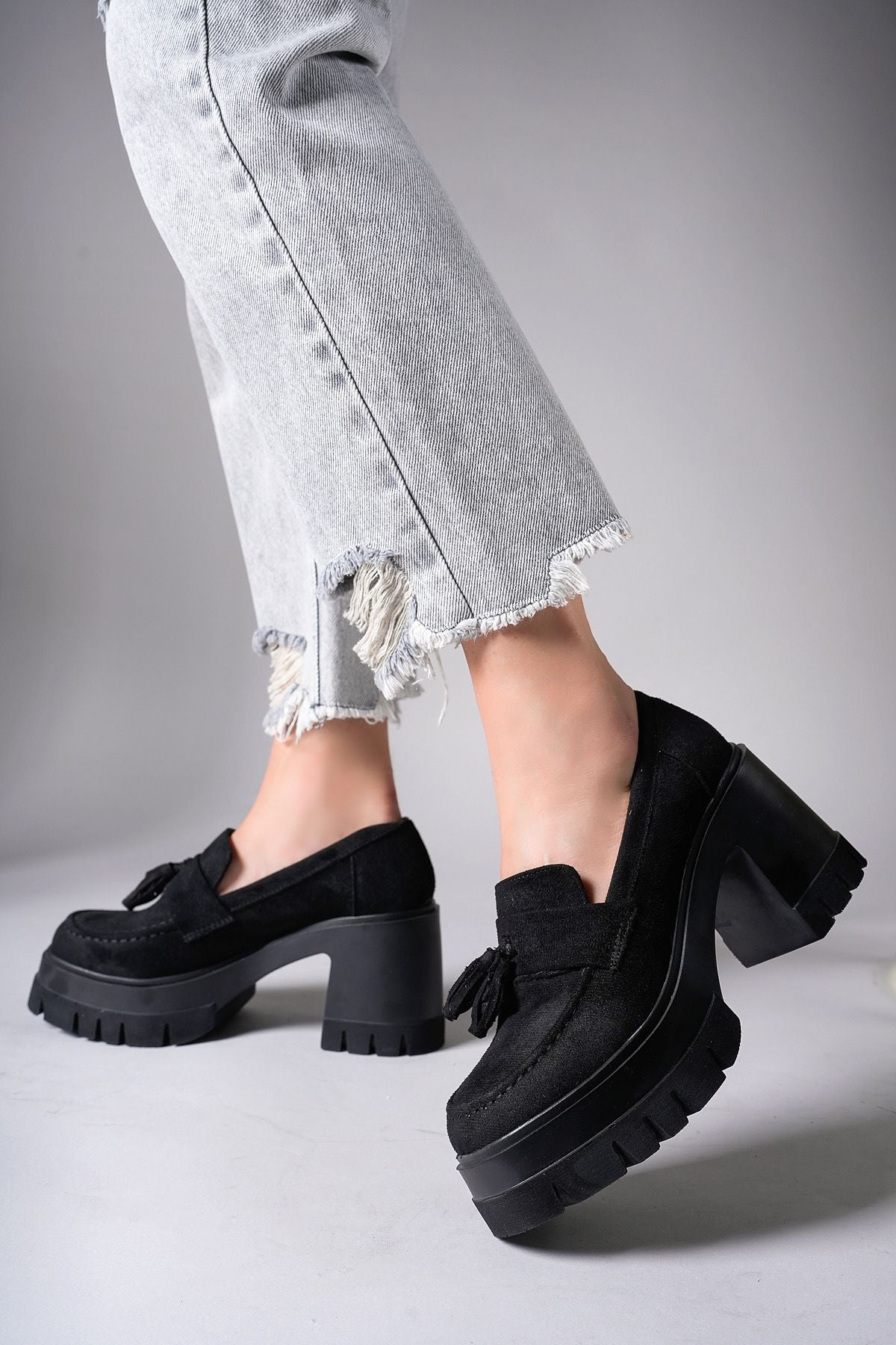 Andorei Woman Loafer 0012509 Black Suede