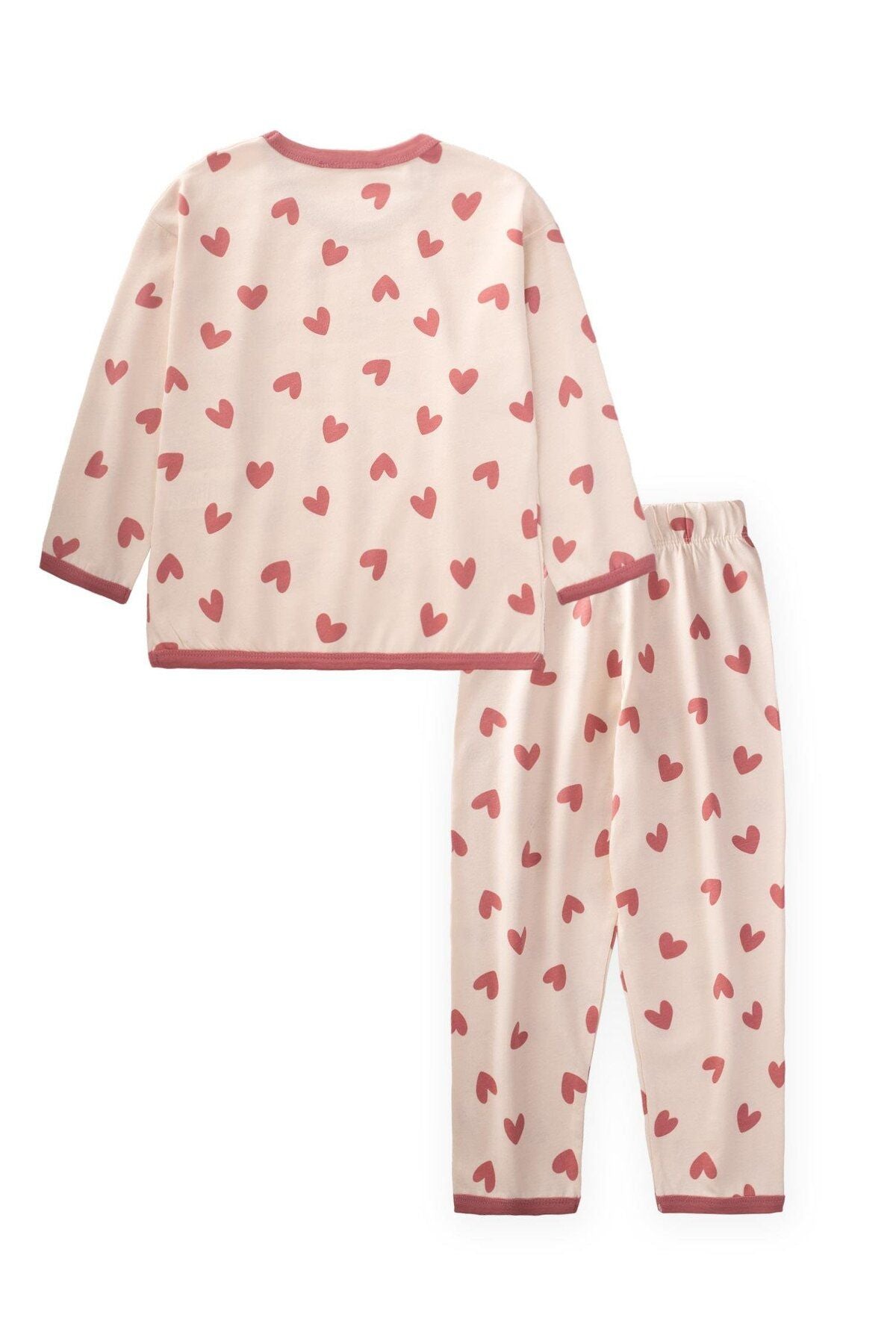 Patterned Biye Detailed Pajamas Set