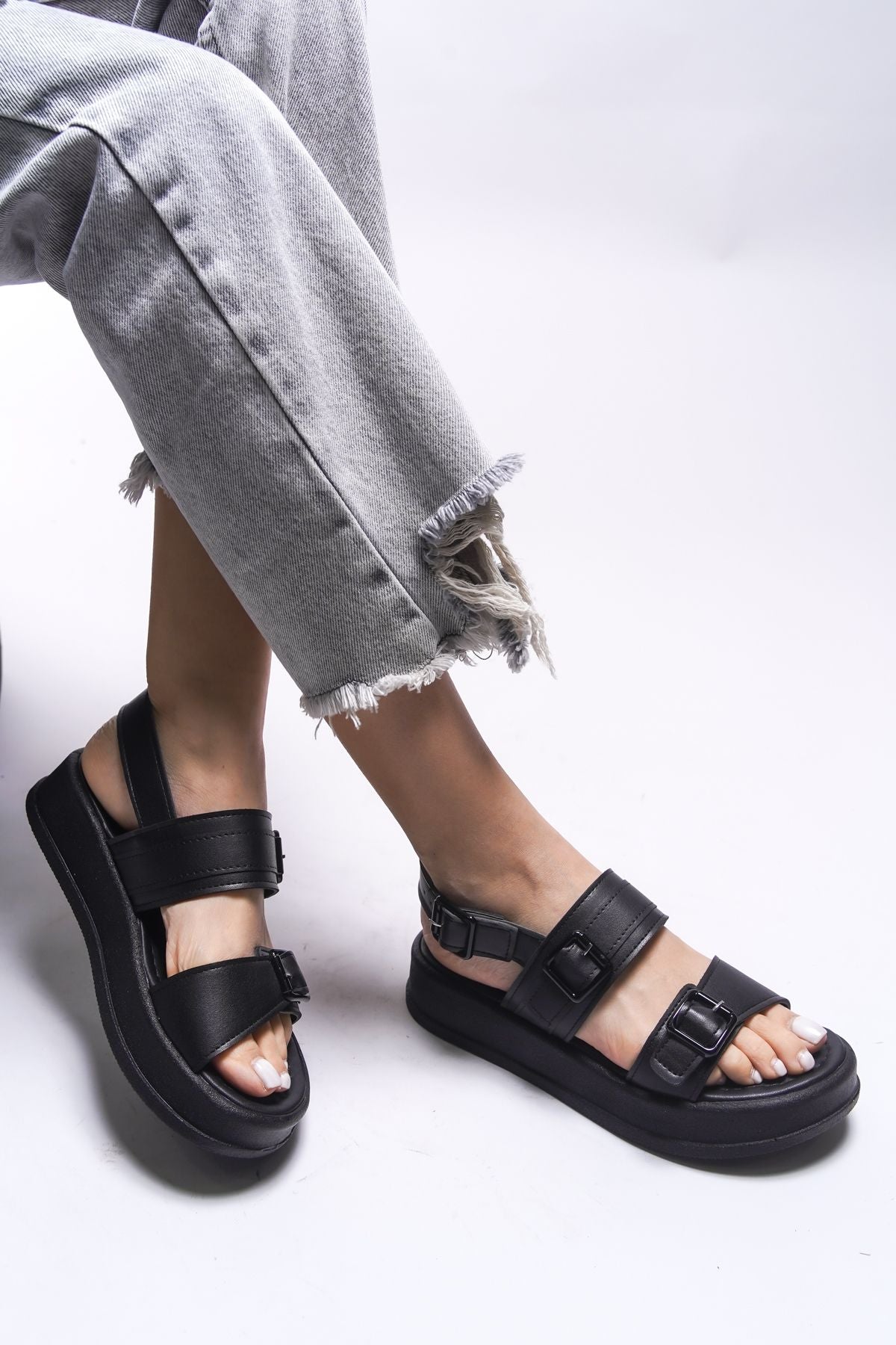 QHİDHİSİ WOMEN SANDALT 00121005 Black