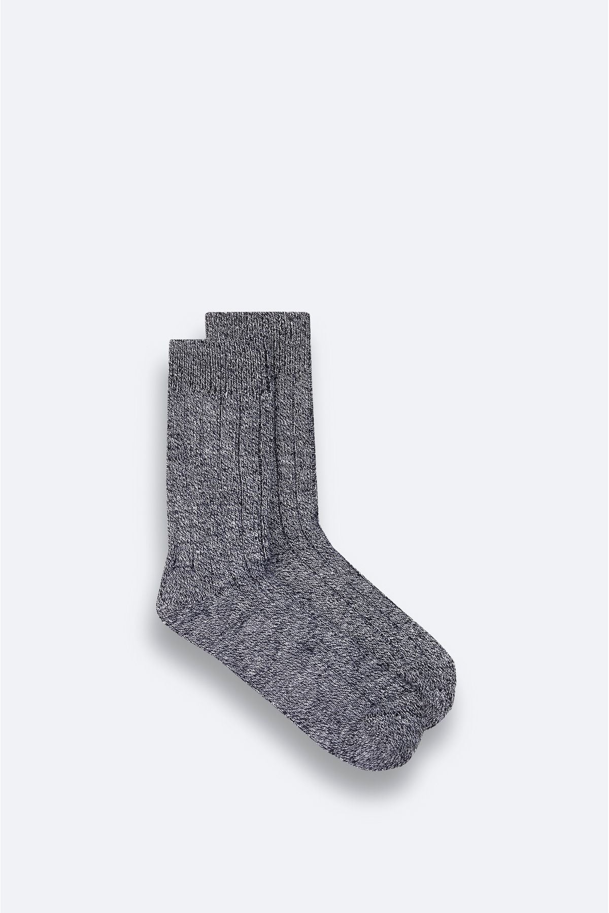 Men's black woolen wool socket socks A42y8500