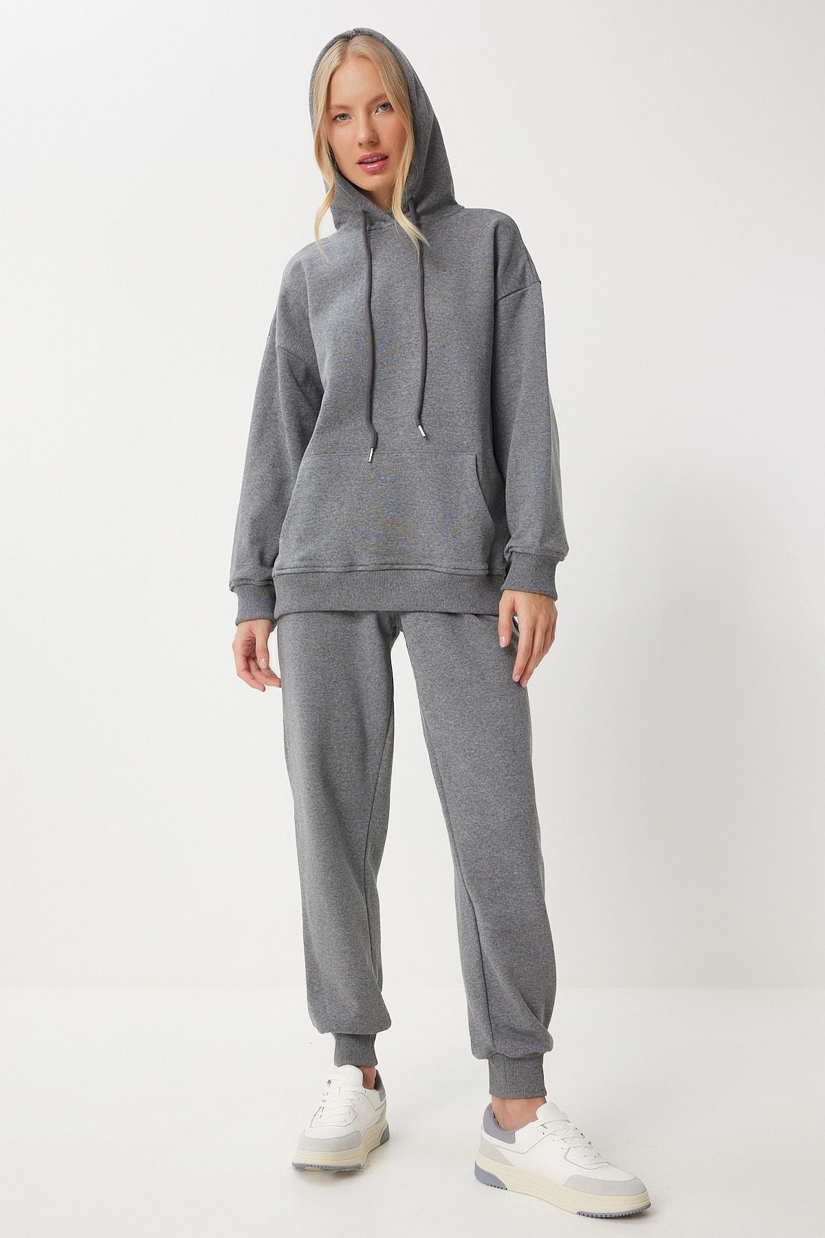 Sweatshirt Jogger Oversizle Knitting Tracksuit Set PYS0027