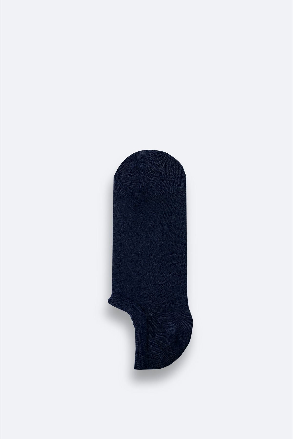 Men's navy blue cotton sneaker socks B008553