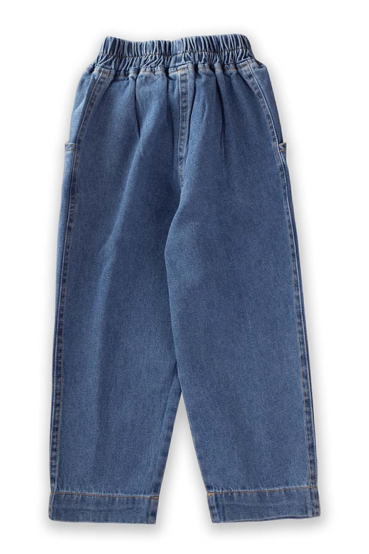 Mobile Pleated Pleated Jeans 2-7 Years Blue