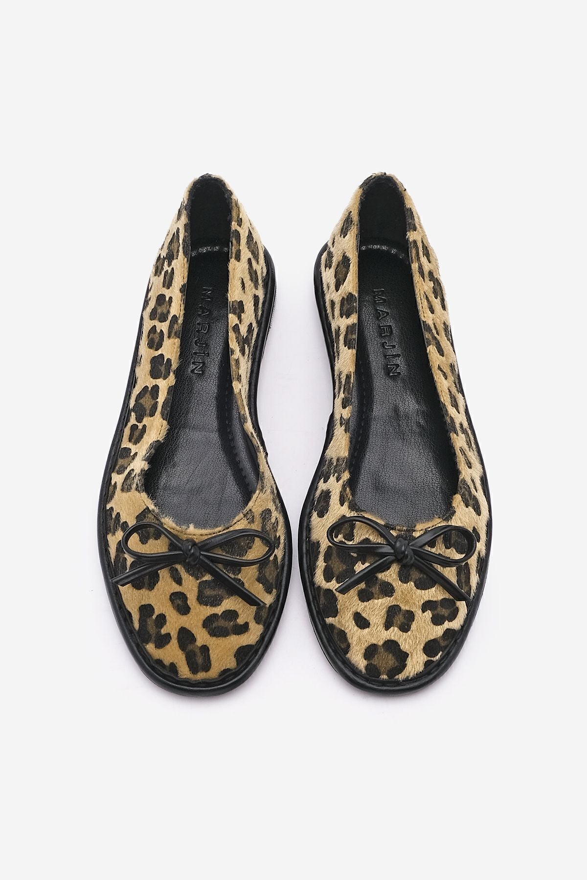 Women's Bow Detail Foldable Babet Linsar Leopard