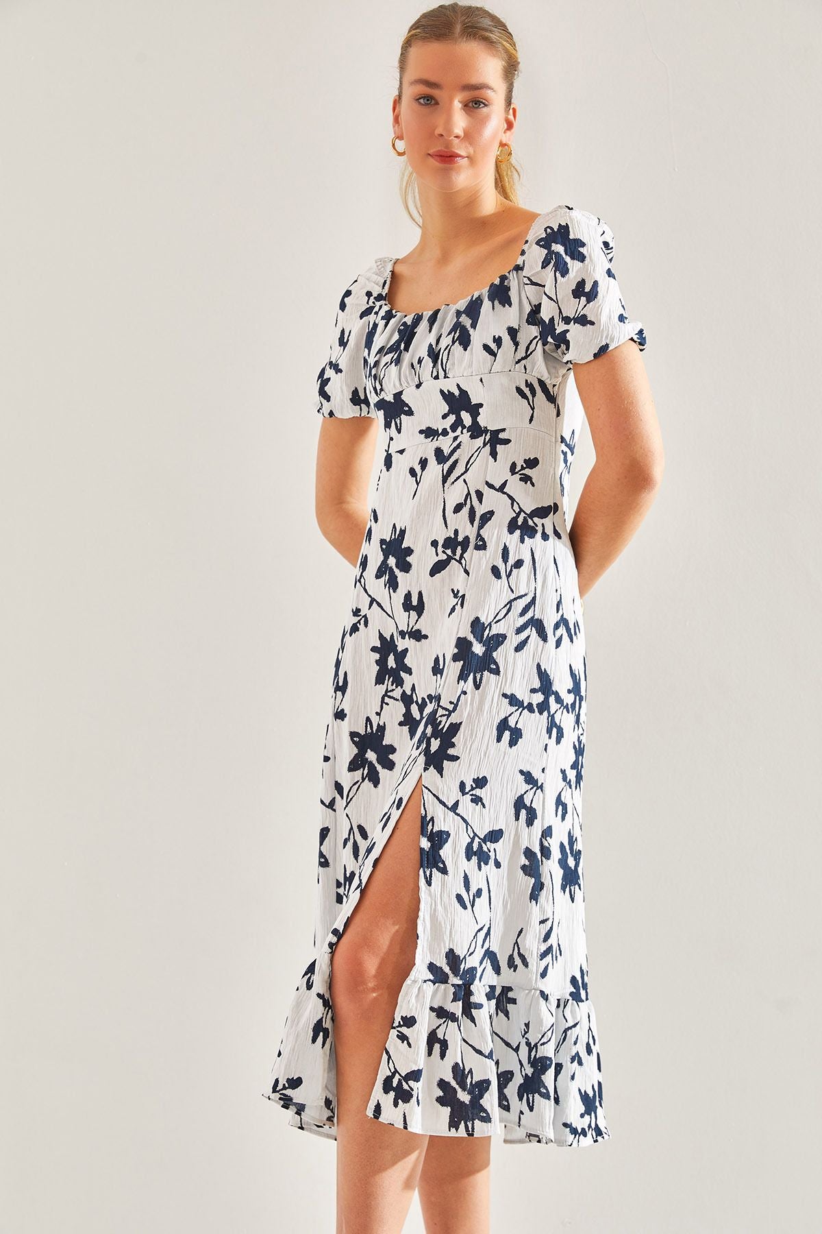 Woman Flower Patterned Dress 60181001