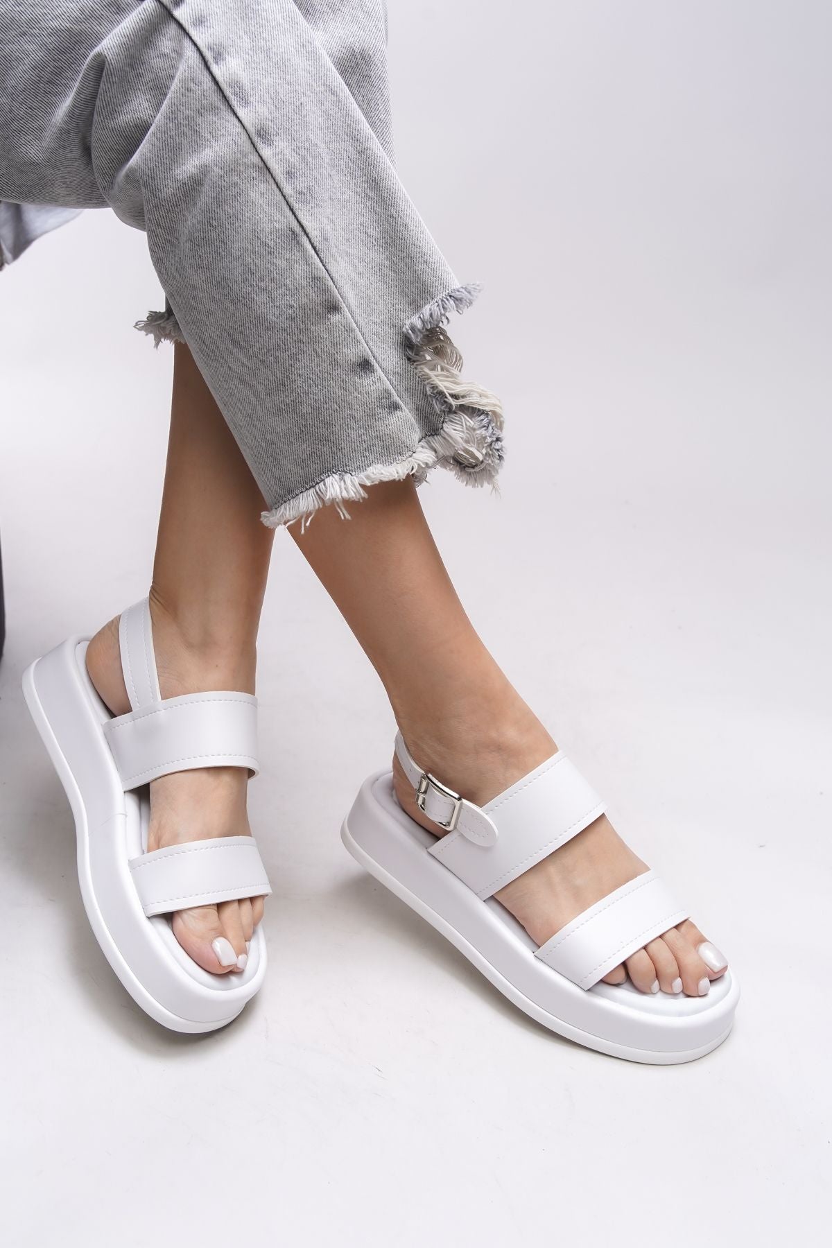Nanletha Woman Sandals 0012794 White Skin