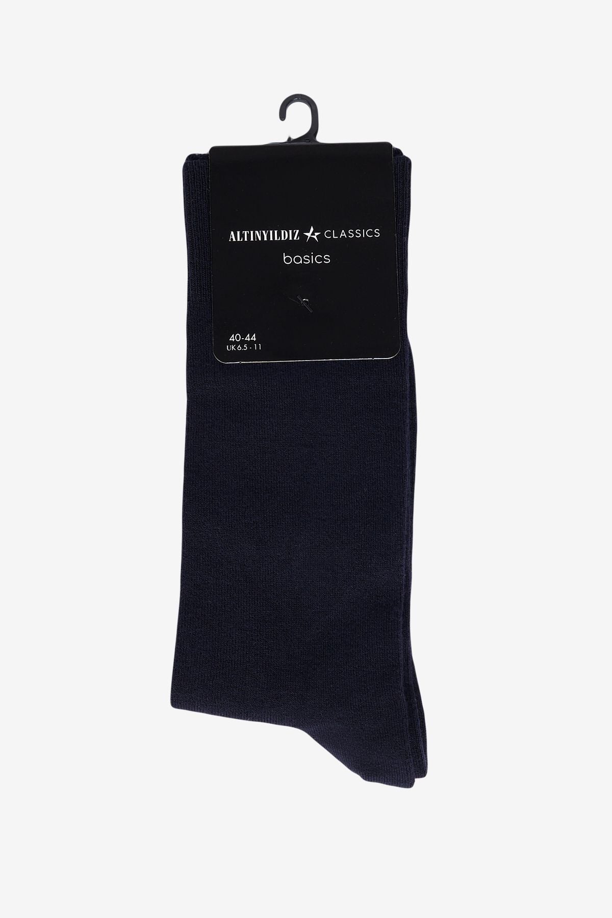 Male navy blue bambulu single socks