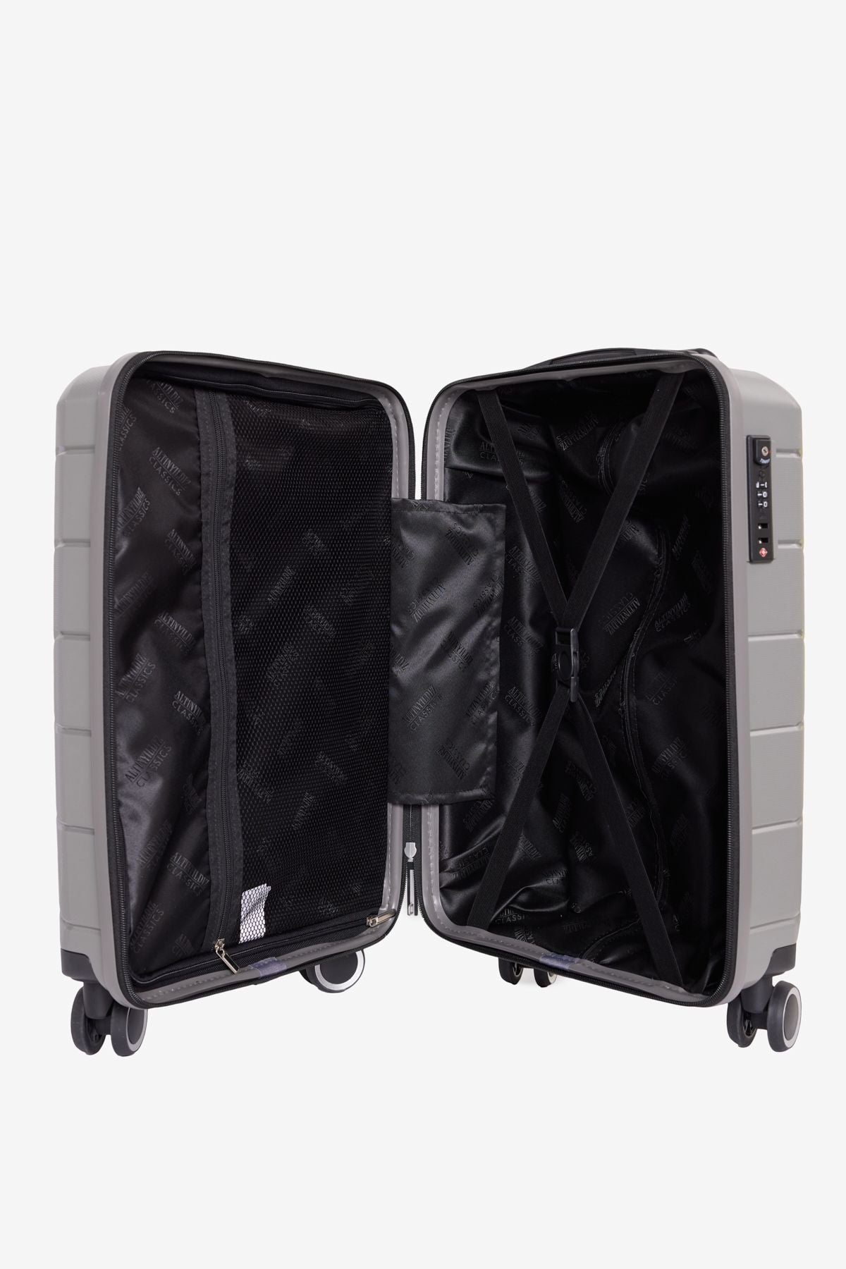 Male gray cabin (small) height suitcase