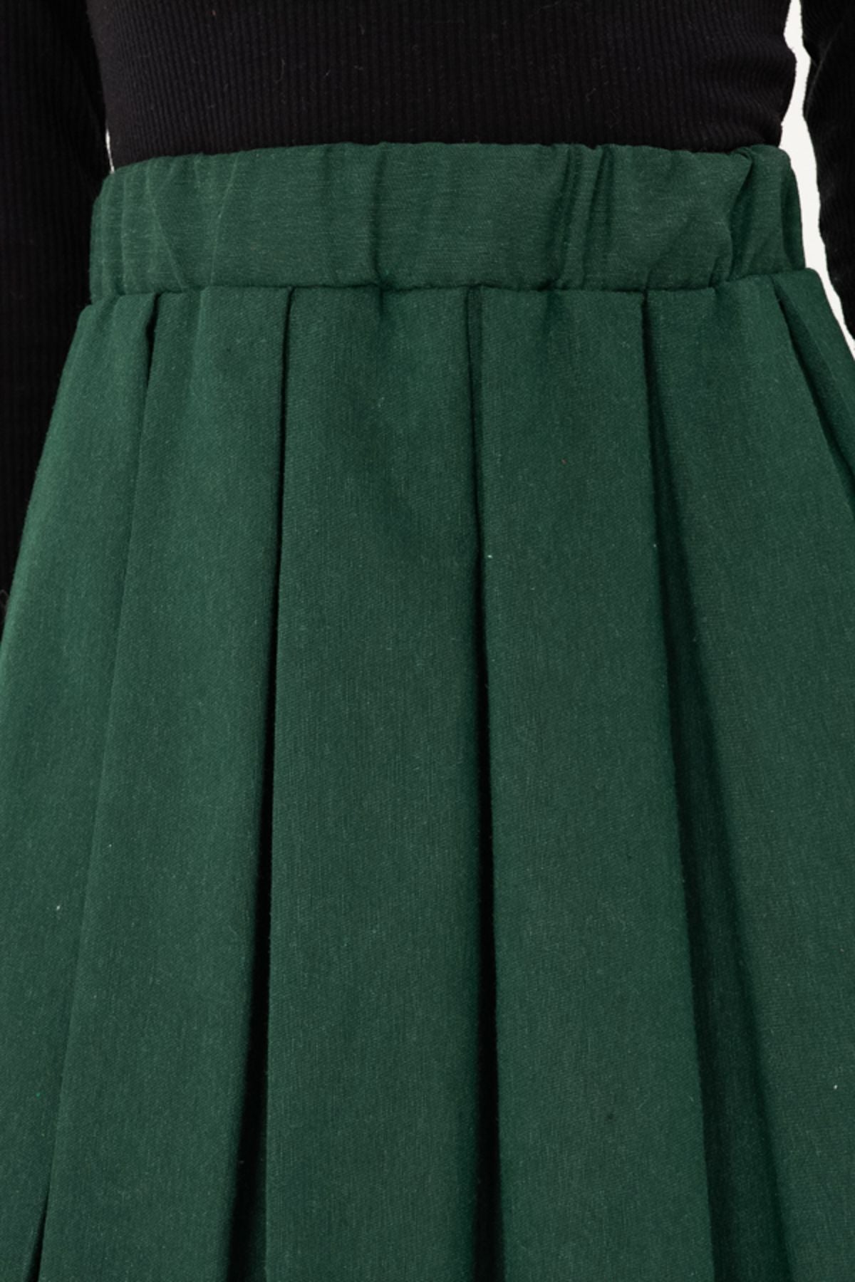 Woman Emerald Short Clash Skirt ARM-22K001013
